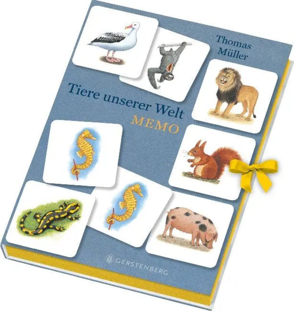 Gerstenberg Verlag Spiel Tiere unserer Welt Memo (Kinderspiel)