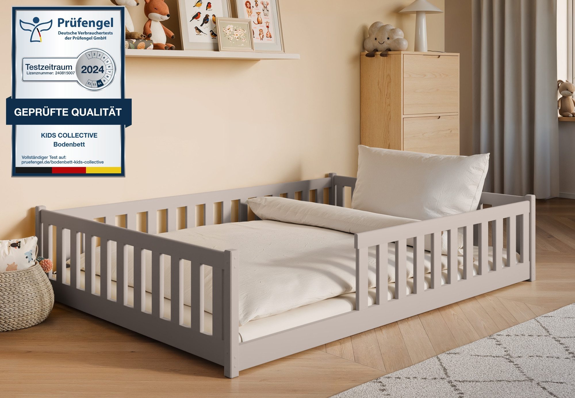 Kids Collective Kinderbett Bodenbett Bett mit günstig online kaufen