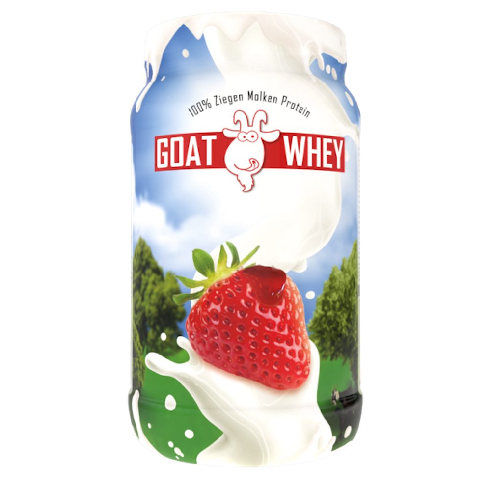 LSP GOAT WHEY (600g), Erdbeere, Proteinpulver, Eiweiß Pulver, 1 er Einzelverpackung à 1,00 St., Low-Carb Keto Glutenfrei