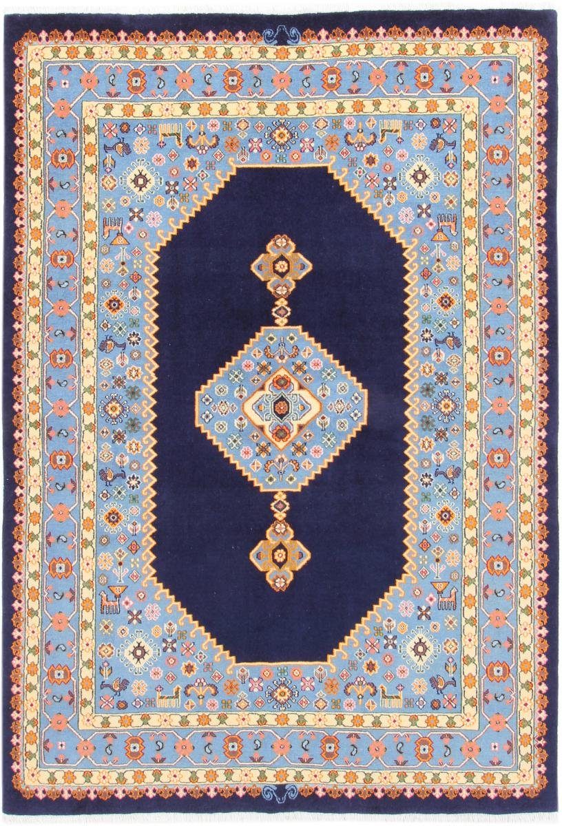 Orientteppich Ghashghai Limited 145x240 Handgeknüpfter Orientteppich, Nain Trading, rechteckig, Höhe: 12 mm