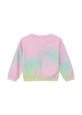 s.Oliver Sweatshirt Sweatshirt mit Allover-Print