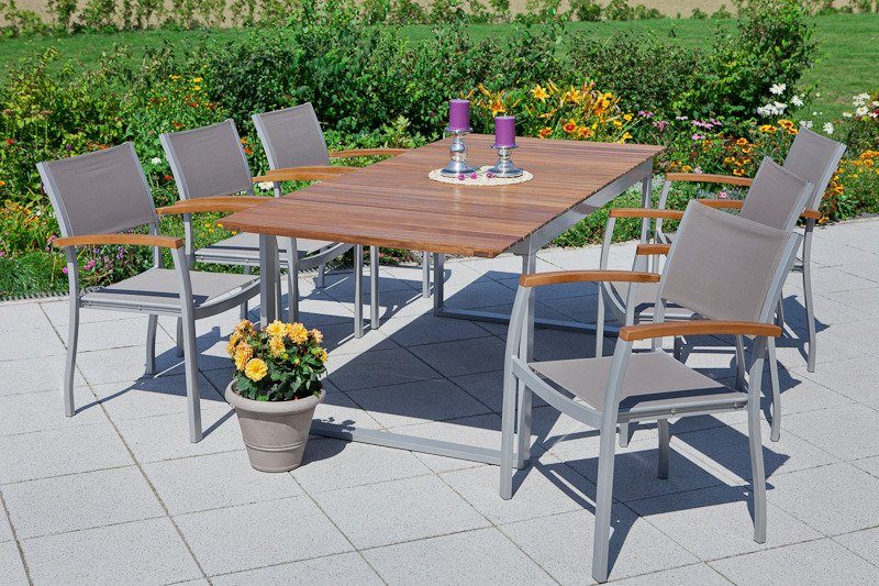 MERXX Gartenmöbelset »Naxos«, Diningset für 6 Personen geeignet online  kaufen | OTTO