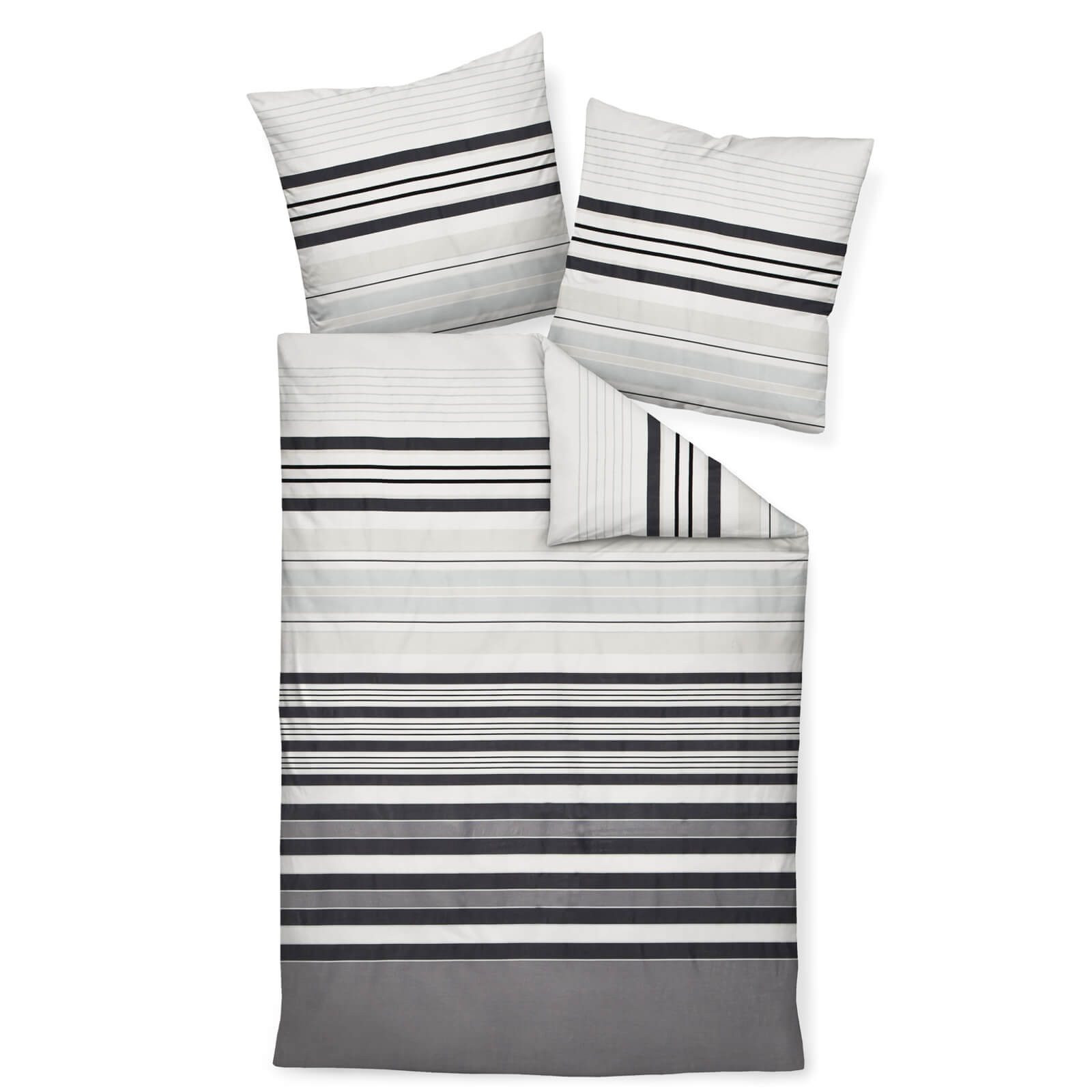 Janine Bettwäsche Palermo 31155 08 Grau, günstig online kaufen