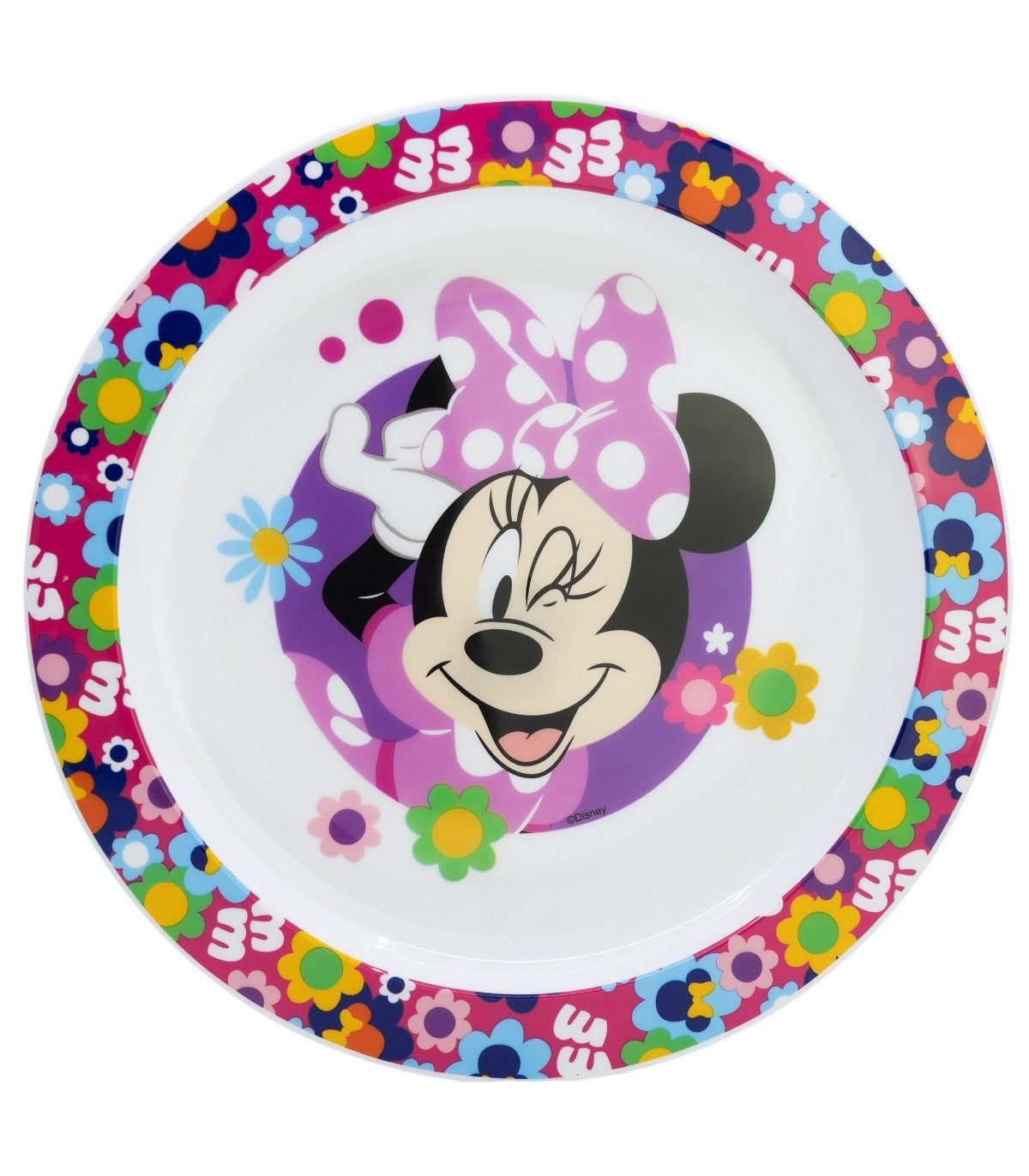 Disney Minnie Mouse Brotteller Kinder Teller Mikrowellengeeignet für zu Hause