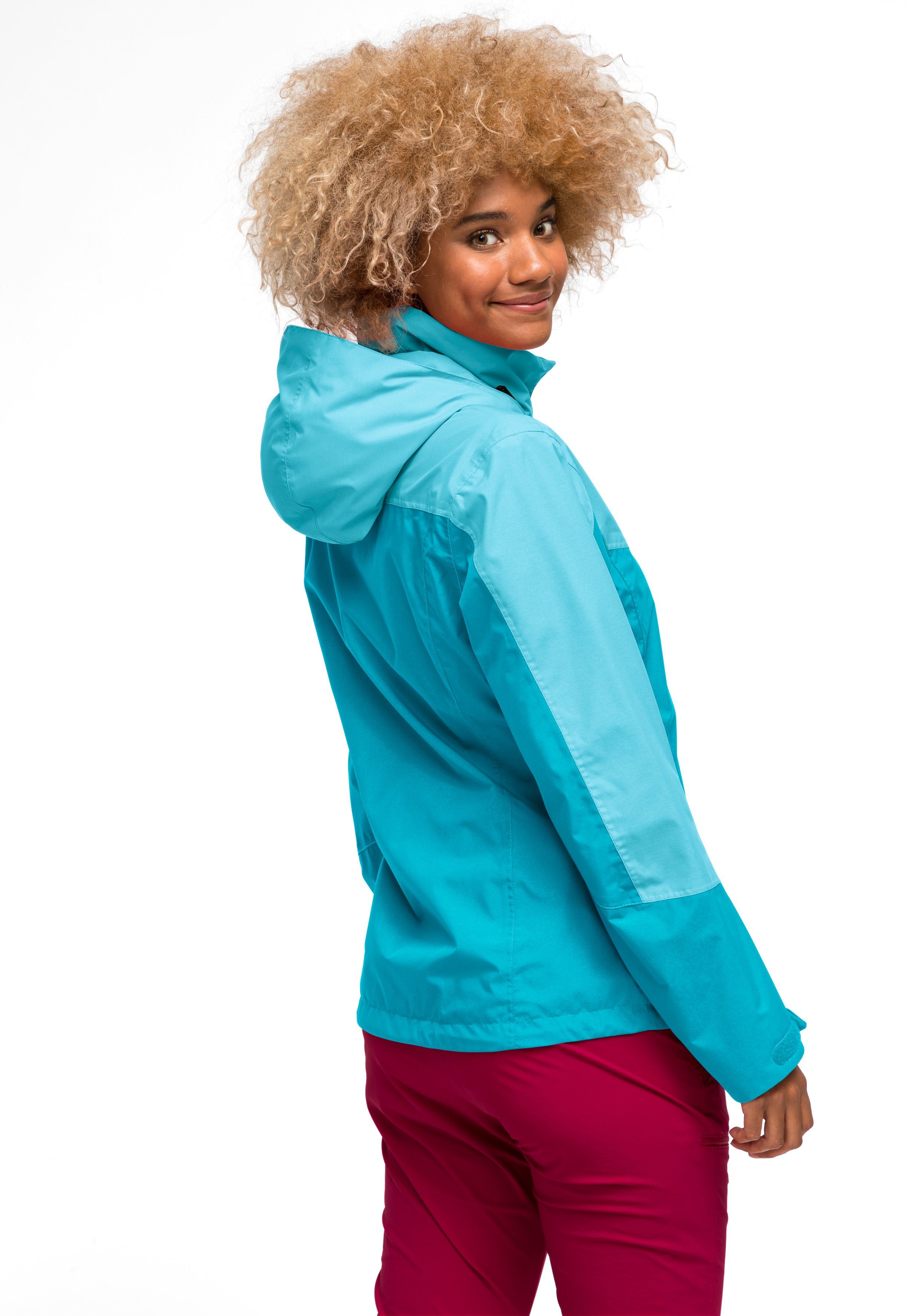 Wasserdichte Material Sports türkis Partu aus Funktionsjacke Maier Outdoorjacke W atmungsaktivem