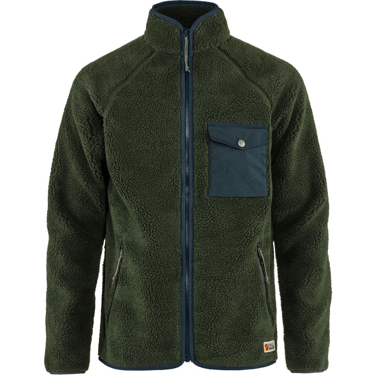 Fjällräven Fleecejacke Vardag Pile Fleece M Warme, bequeme Herrenjacke aus recyceltem Teddyfleece, perfekt für