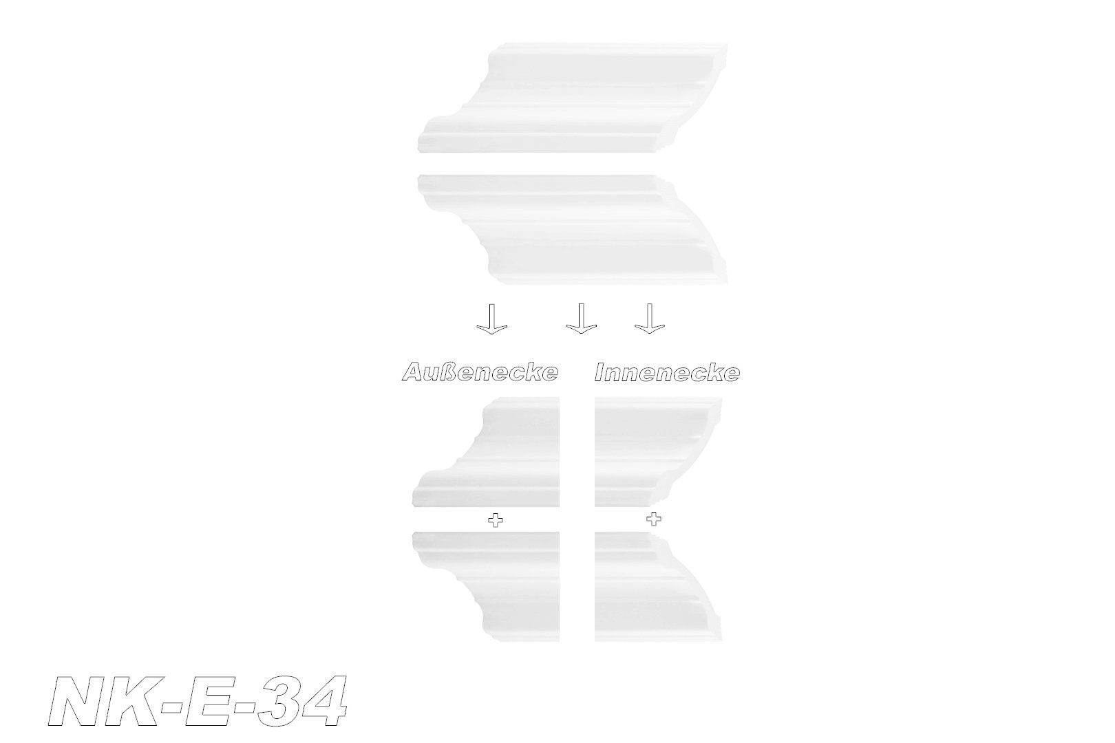 marbet design Stuckleiste E-34, Innen- & günstig online kaufen