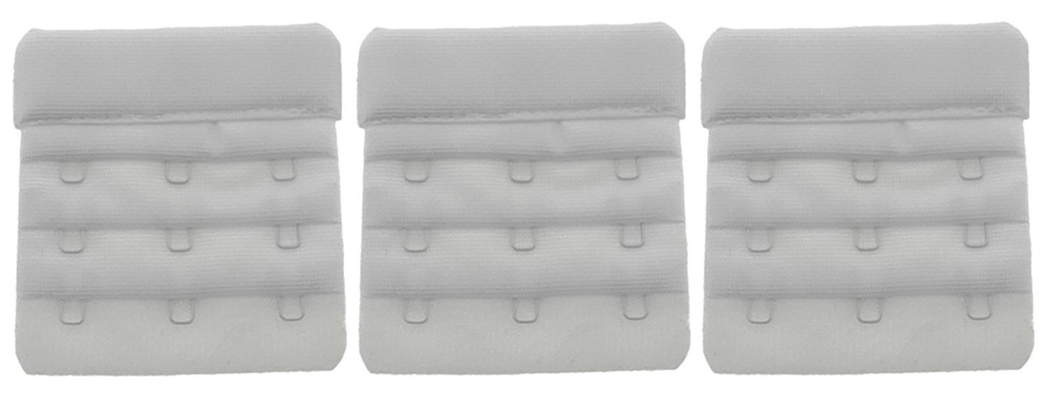 varivendo BH-Verlängerung 3er Set 3-reihig, 57 mm weiß (Stück, 3 St), BH-Ve günstig online kaufen