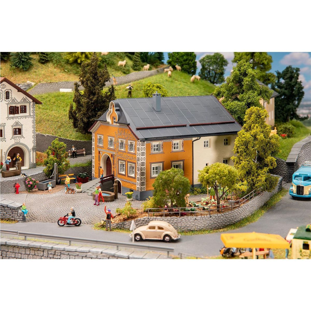 Faller Modellbausatz Faller 130661 Engadiner Traditionshaus H0