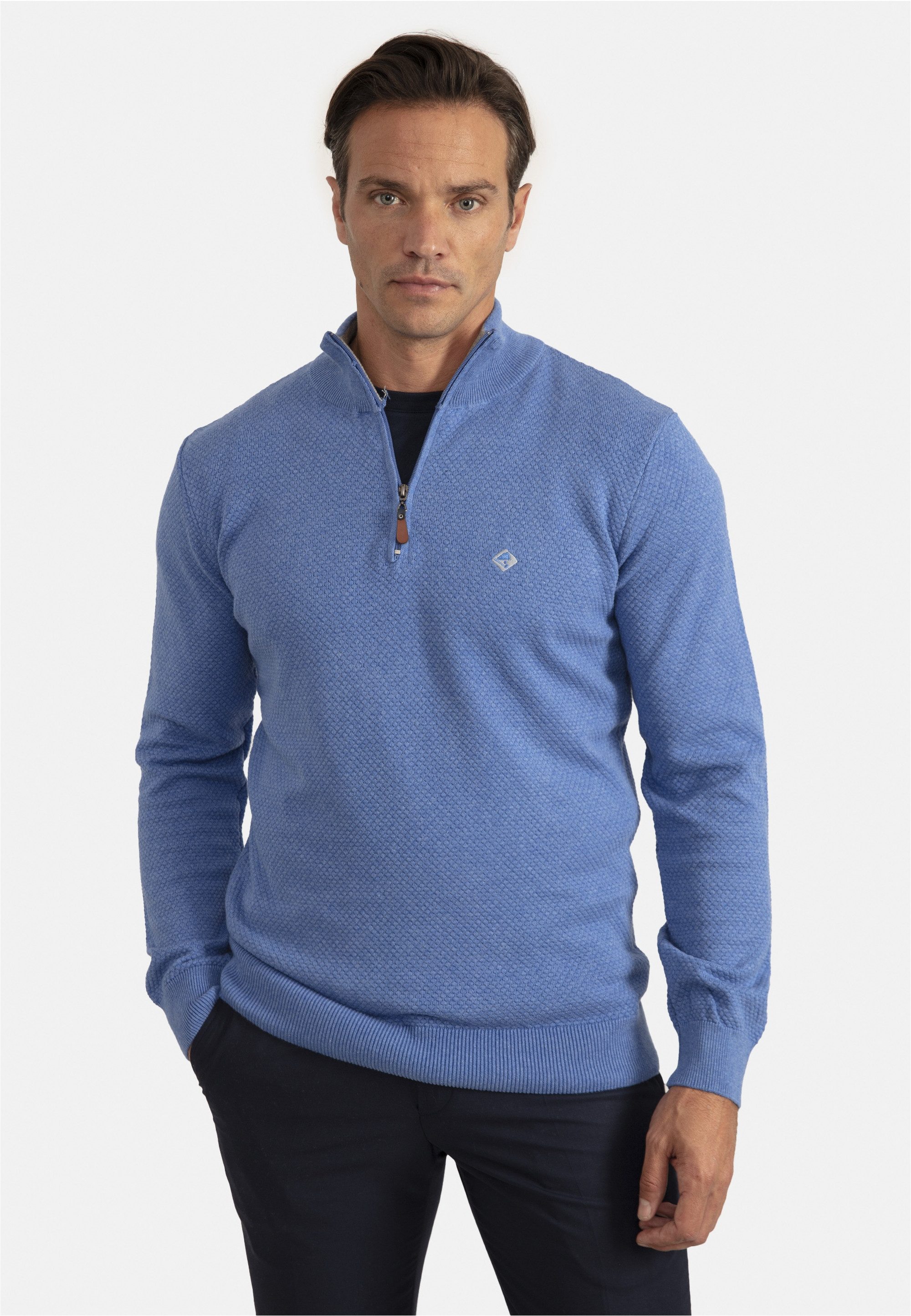 SIR RAYMOND TAILOR Strickpullover Kate mit bequemem Troyer-Kragen günstig online kaufen