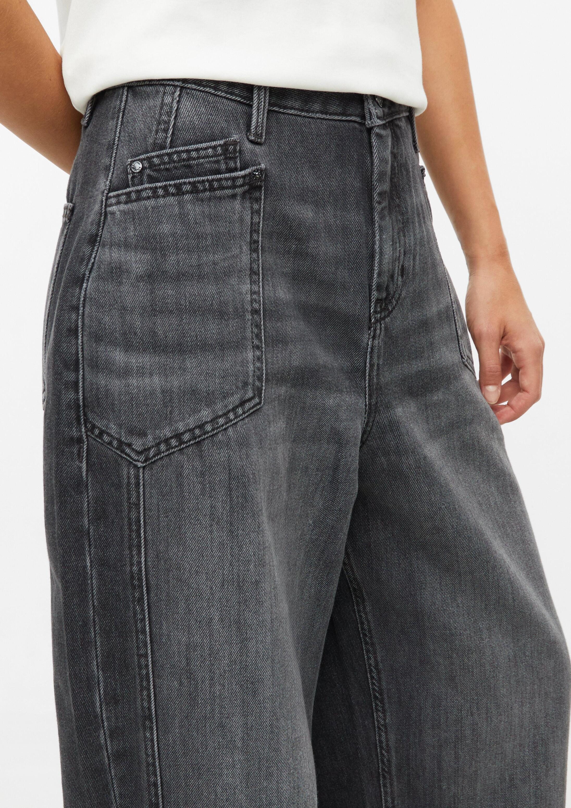 s.Oliver Weite Jeans Jeans-Hose s.Oliver x Heidi Klum: Ankle-Jeans / Barrel Fit / High Rise – Bild 3 von 5