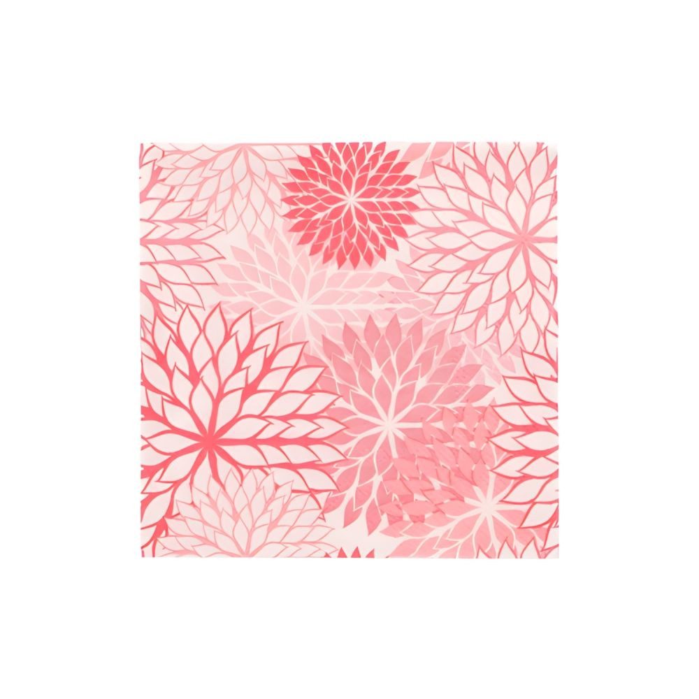 PAPSTAR Papierserviette Servietten, 3-lagig 1/4-Falz 25 cm x 25 cm rosa Floralies 280 Stk