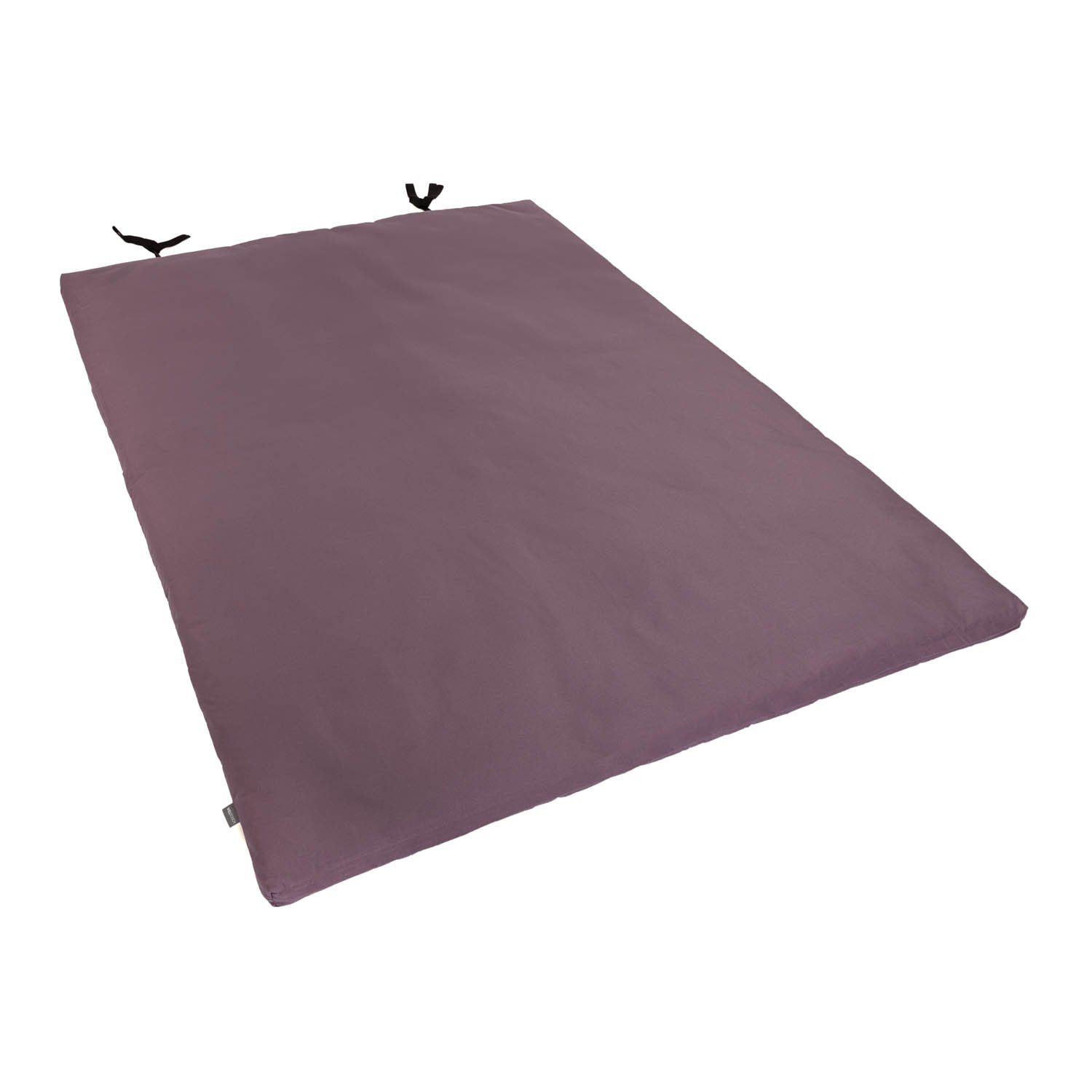 Welltouch Meditationskissen Shiatsumatte mit festem Bezug 100x200 cm, dusty purple, 4 lagig