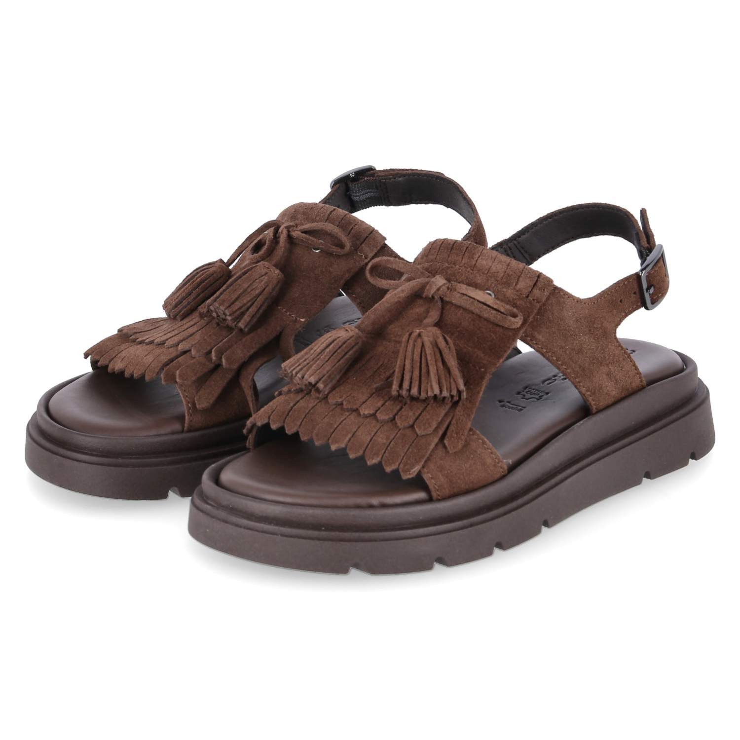 Tamaris Tamaris 1-28255-46-304 Damen Rauleder brown Sandalette