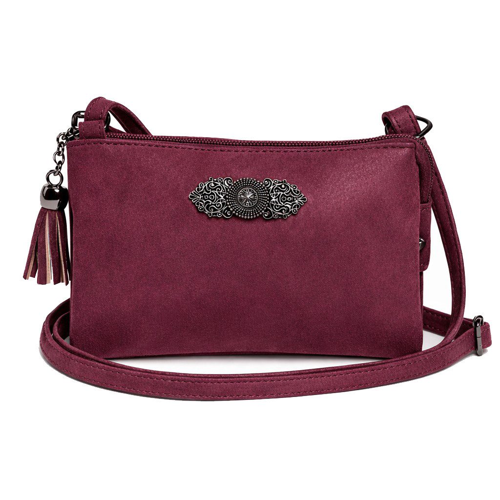Der Trachtler Trachtentasche Damen Dirndltasche mit Zierteil, - stilvolles Trachten-Accessoire
