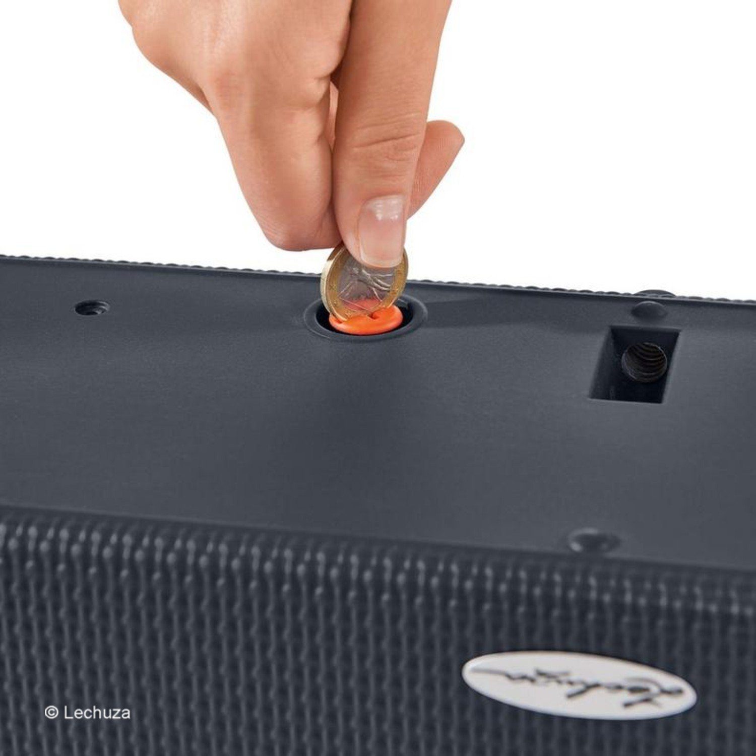 Lechuza® Kräutertopf Cube Color Triple mit Stick-System sandbraun (Komplettset)