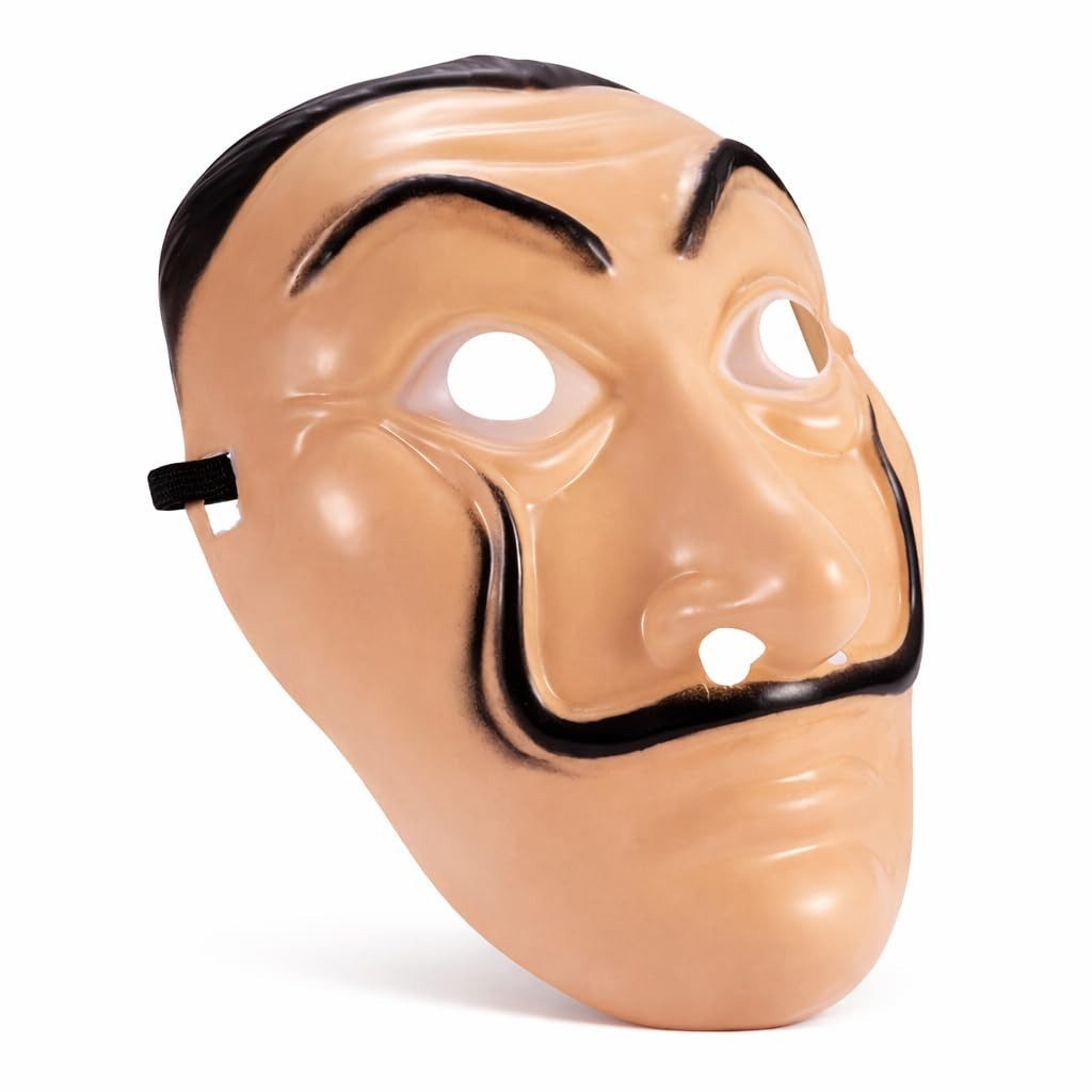 FASCHINFEVER Kostüm Haus des Geldes Kostüm Set - 3 in 1 Set Halloween Kostüm Herren Maske