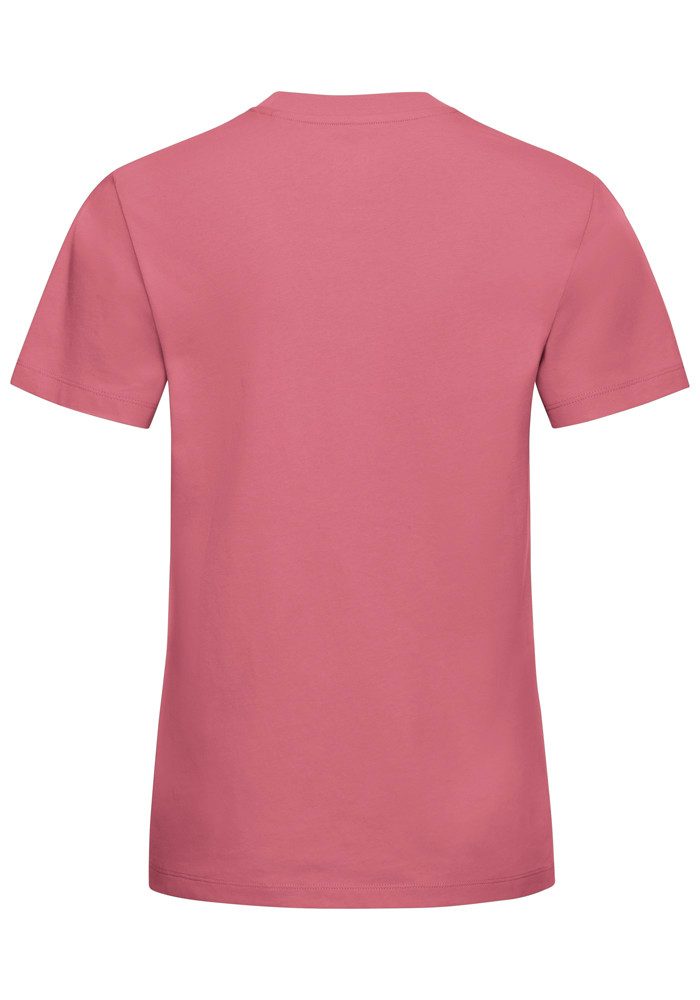 Jack Wolfskin T-Shirt ESSENTIAL T W Kurzarm, mit Rundhalsausschnitt, aus Baumwoll-Jersey – Bild 4 von 5