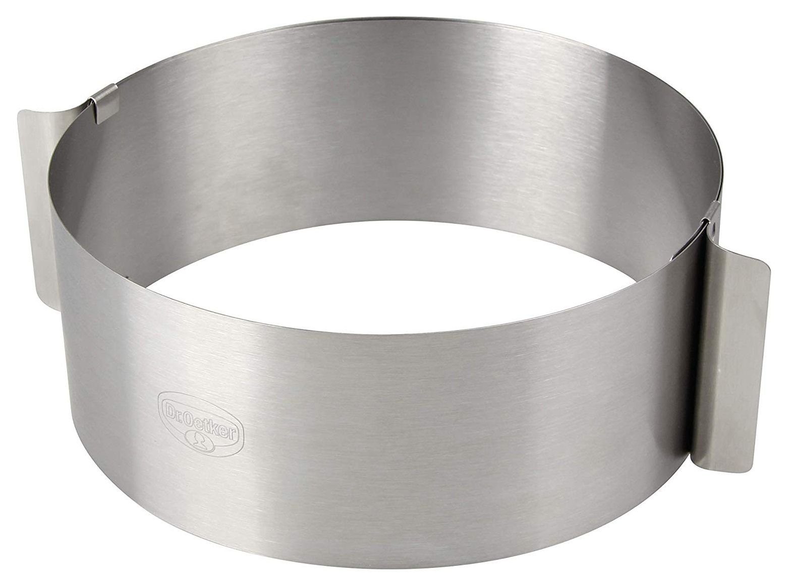 Dr. Oetker Tortenring Dr. Oetker - Tortenring Edelstahl Ø 16-30 x 8cm (1919) Torten, Edelstahl