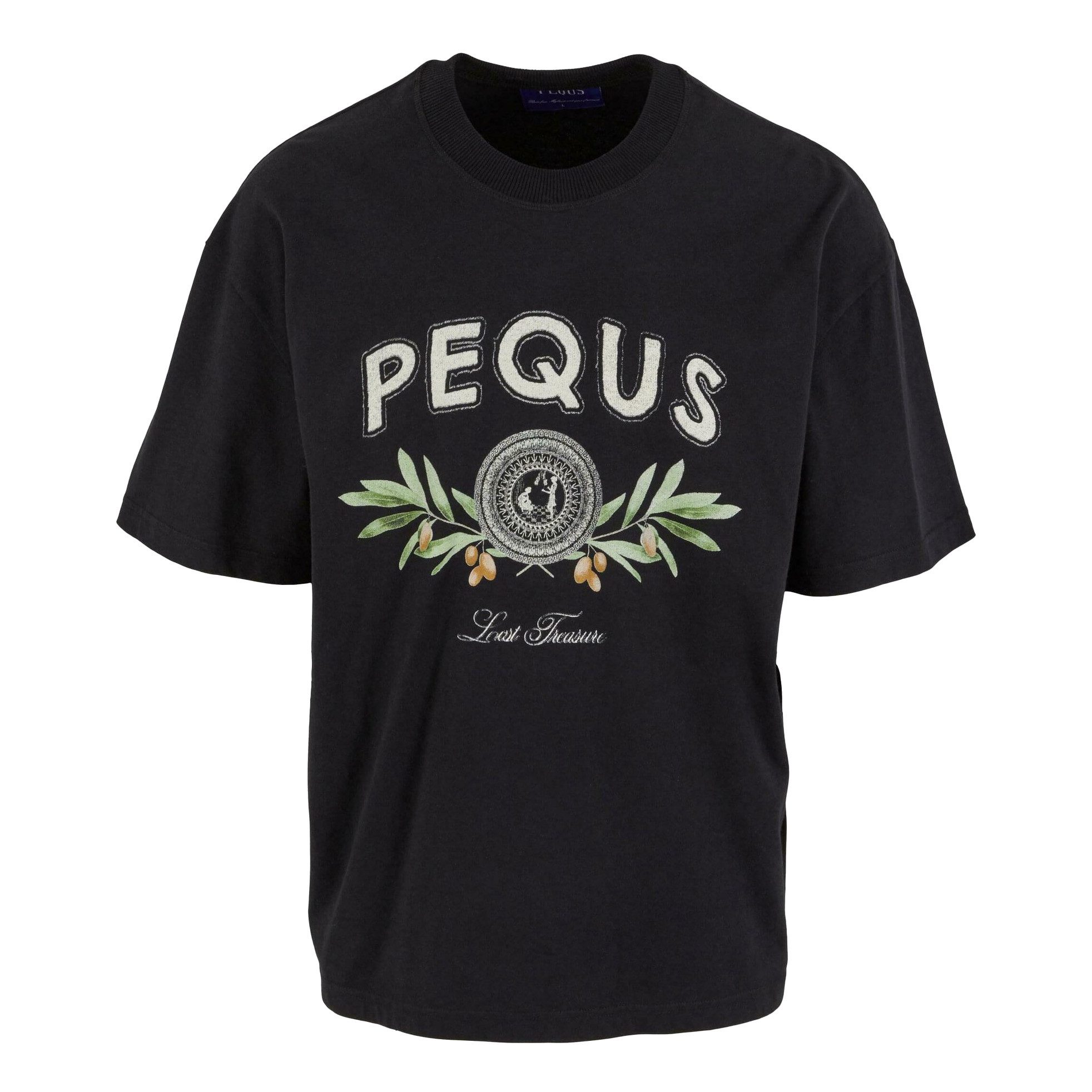 PEQUS T-Shirt Pequs Olive Coin Relic günstig online kaufen