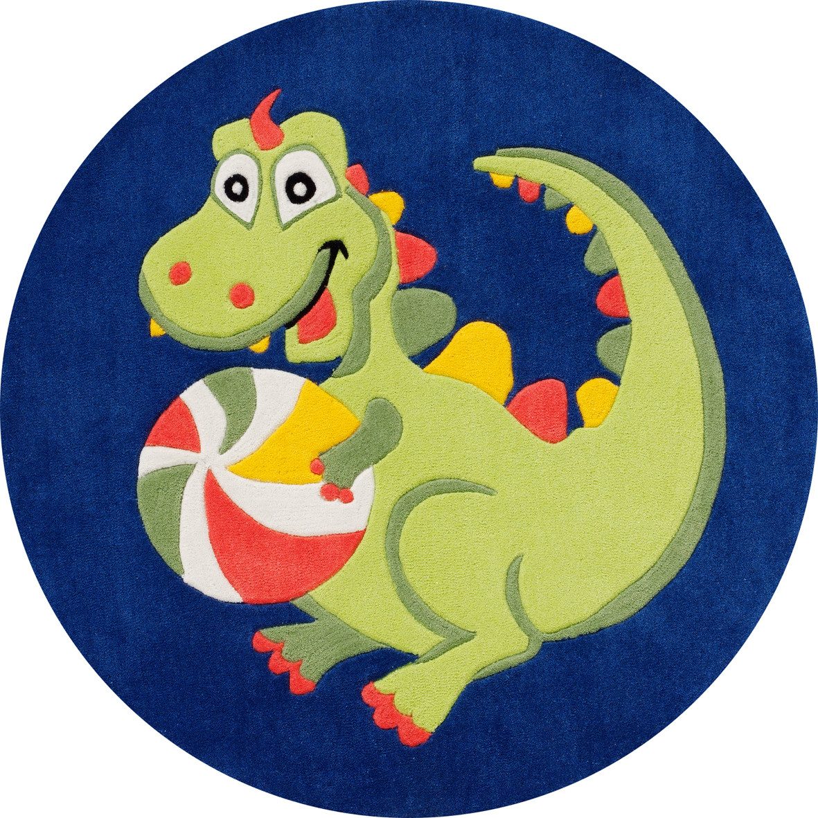 BC kids Kinderteppich Dino 130cm rund, rund