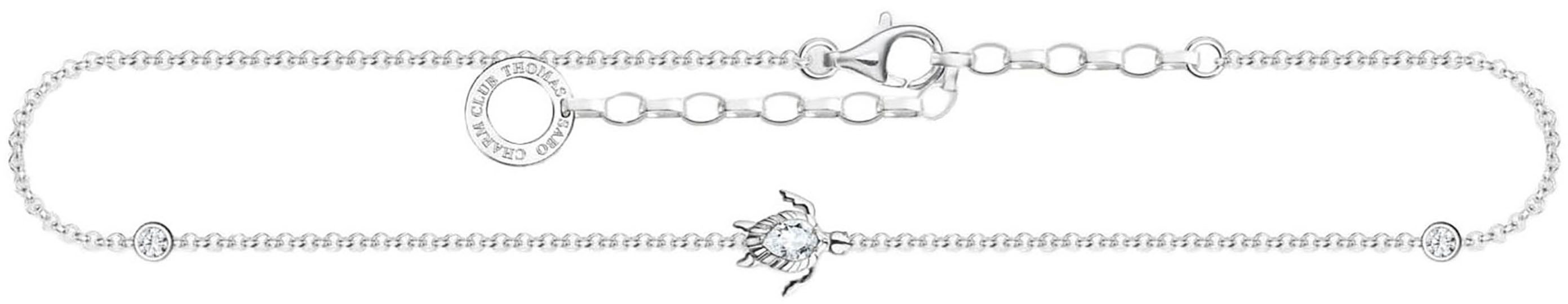 THOMAS SABO Fußkette Schildkröten-Motiv, AK0036-051-14-L27V