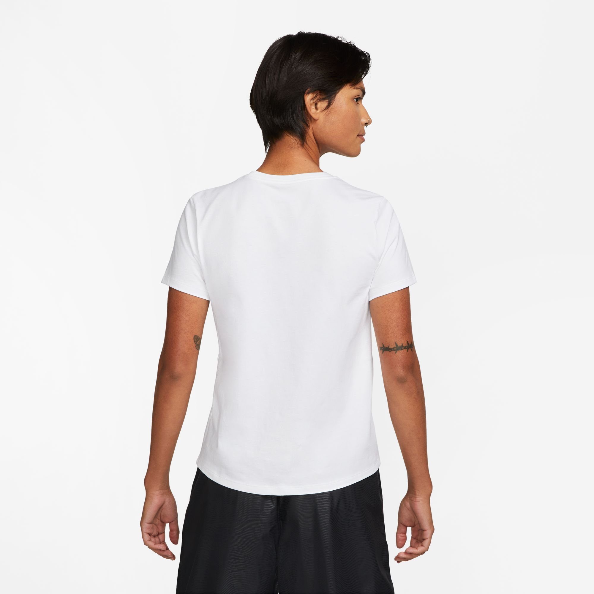 WOMEN'S Nike ESSENTIALS T-Shirt T-SHIRT Sportswear WHITE LOGO