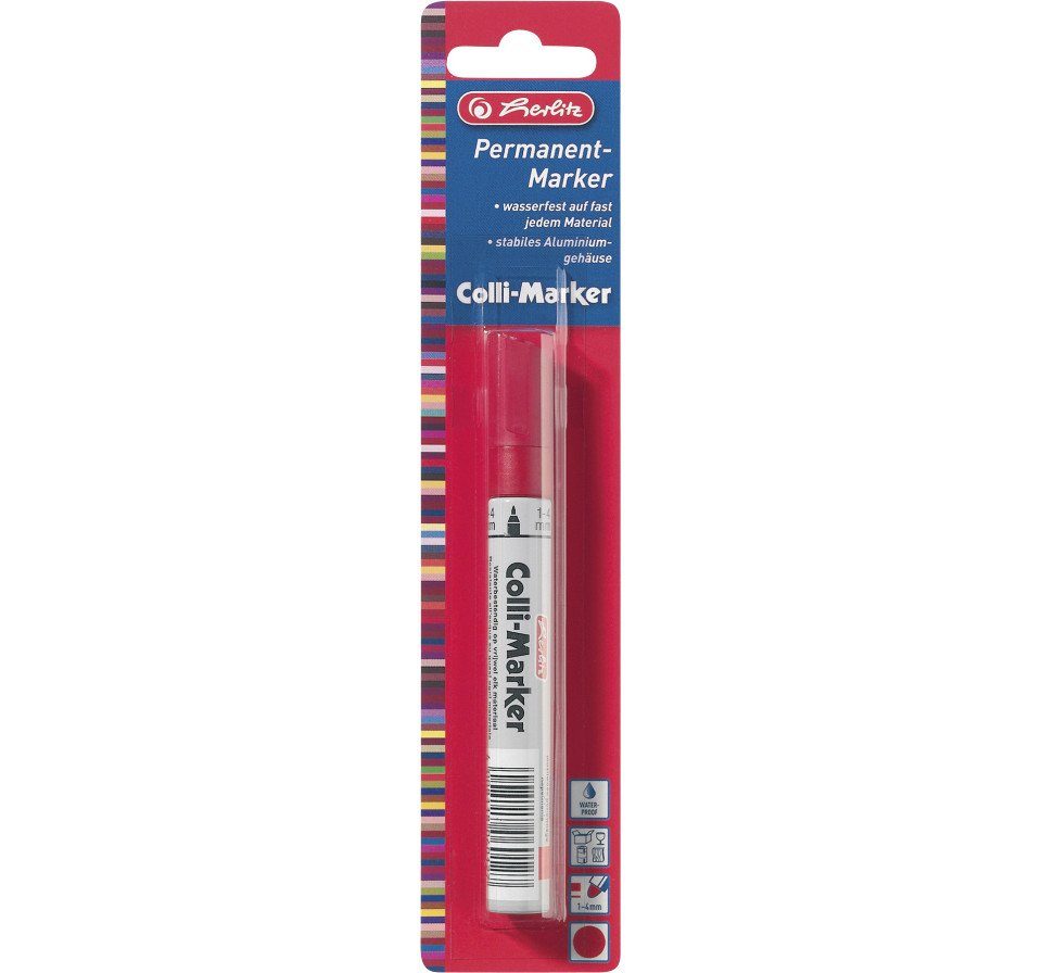 Collegeblock herlitz Permanentmarker Colli Marker 1 - 4 mm