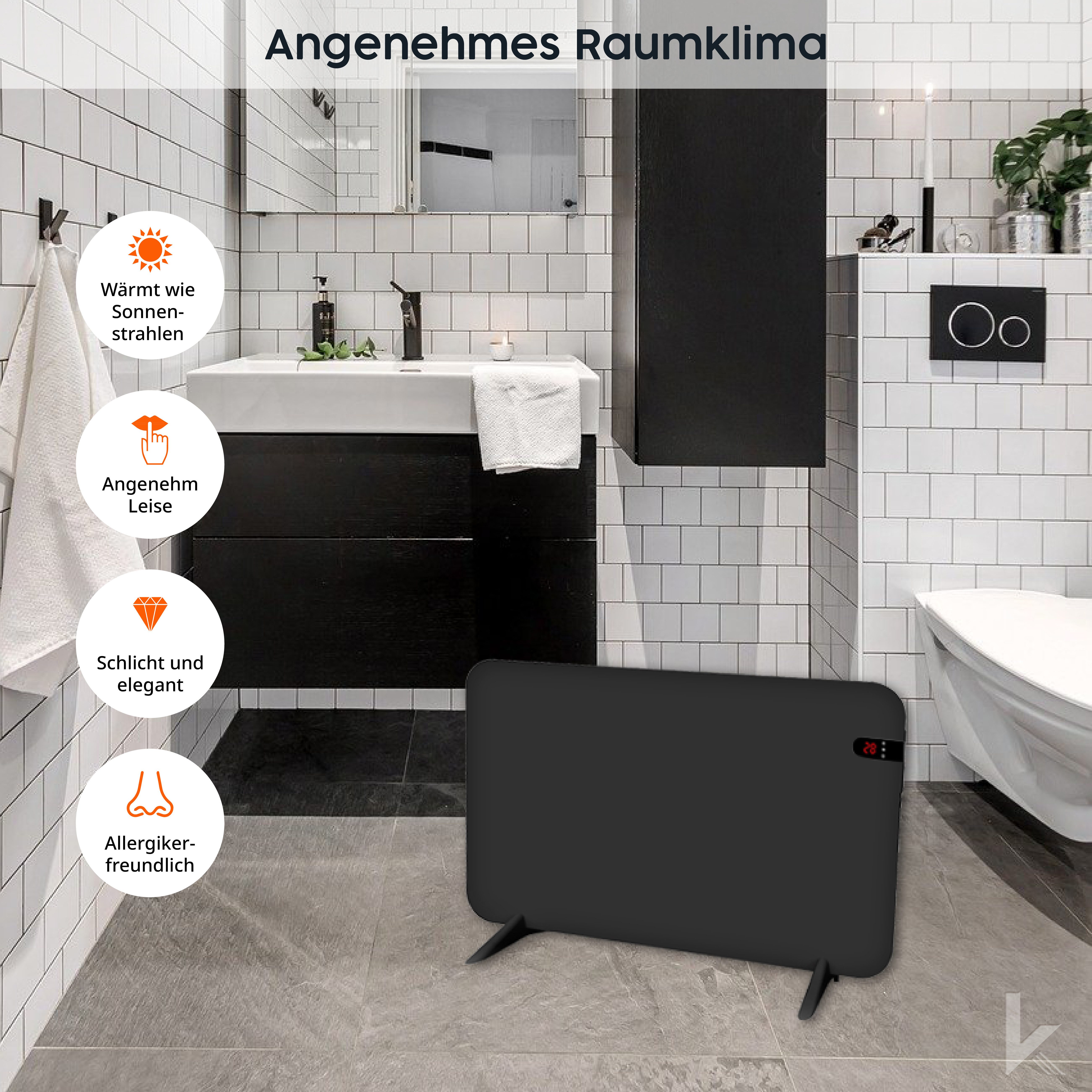 Könighaus Infrarotheizung 450W Smart Dual-Infrarotheizung - günstig online kaufen