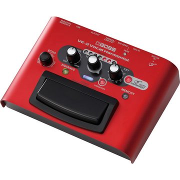 BOSS Musikinstrumentenpedal, VE-2 Vocal Harmonist - Multieffektgerät für Gitarren