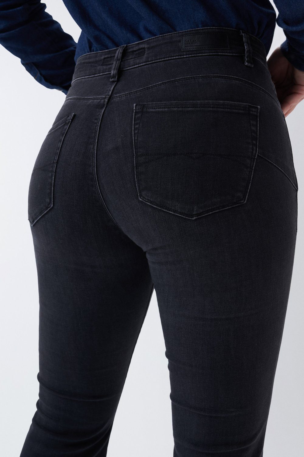 Salsa Stretch-Jeans SALSA JEANS SECRET GLAMOUR PUSH IN black wash 126115.0000