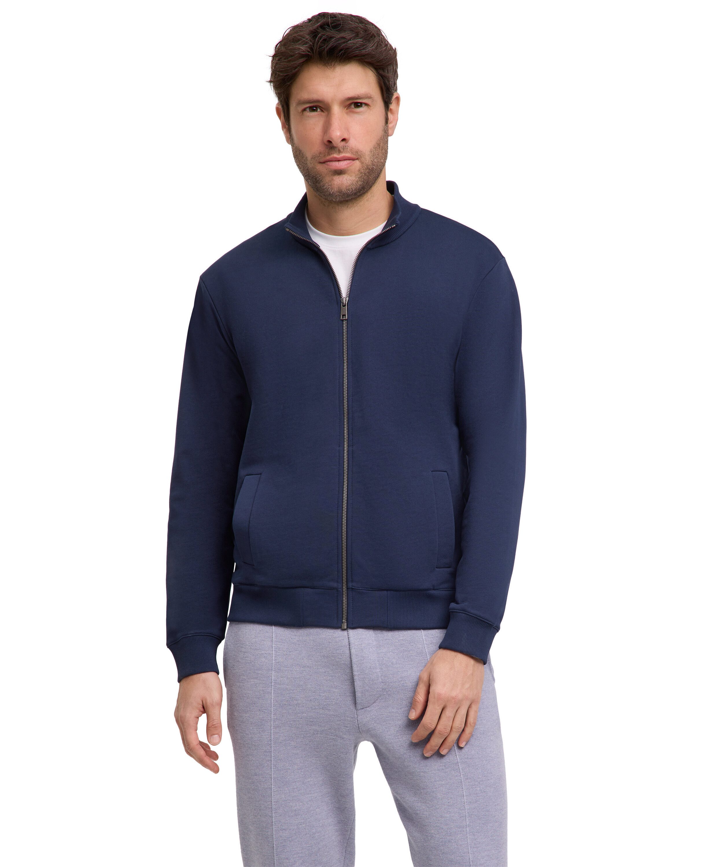 Bomberjacke Zip-Jacke mit Bio-Baumwolle