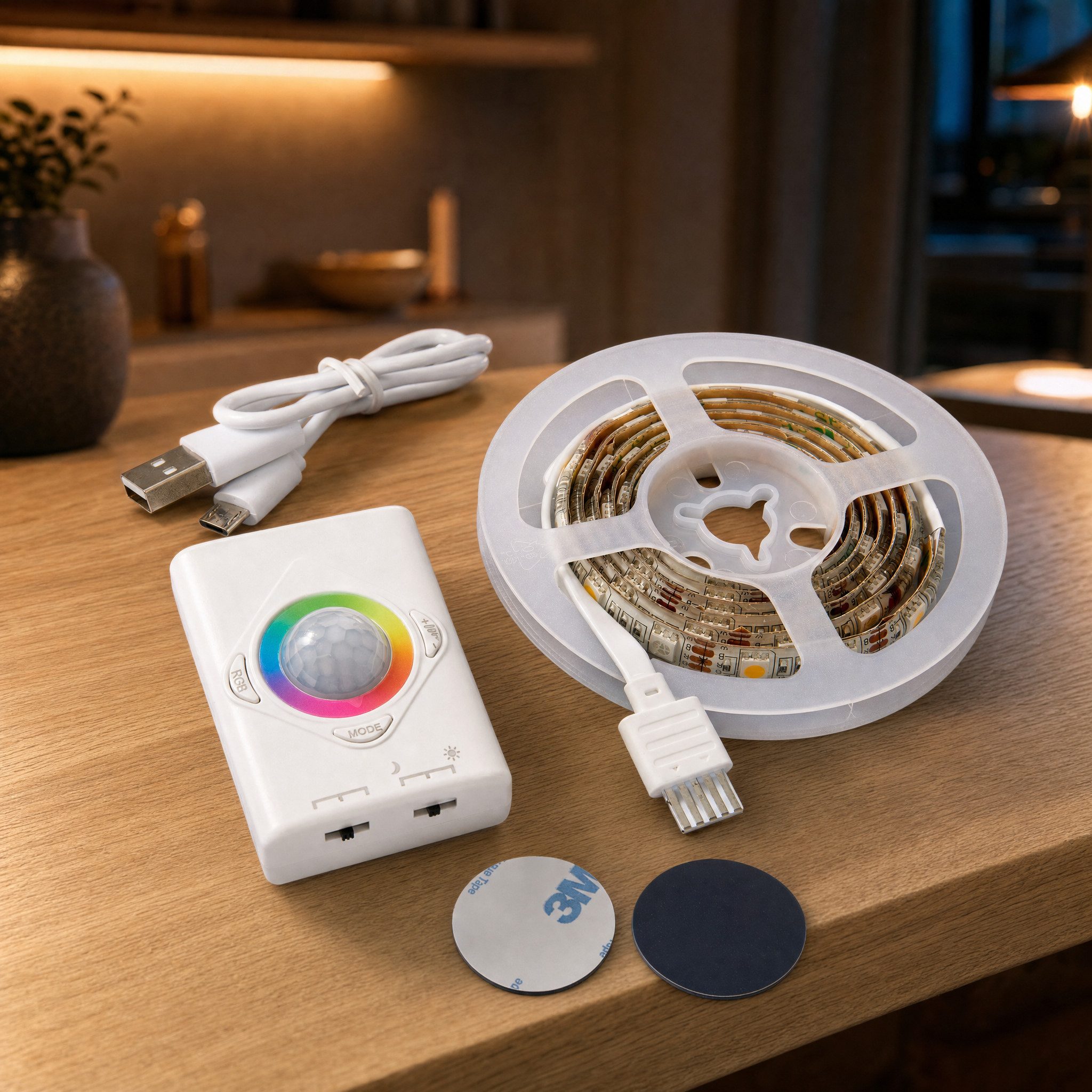 Northpoint LED-Streifen mit Bewegungsmelder Innenbereich Schrankleuchte 1100mAh Akku – Bild 2 von 5