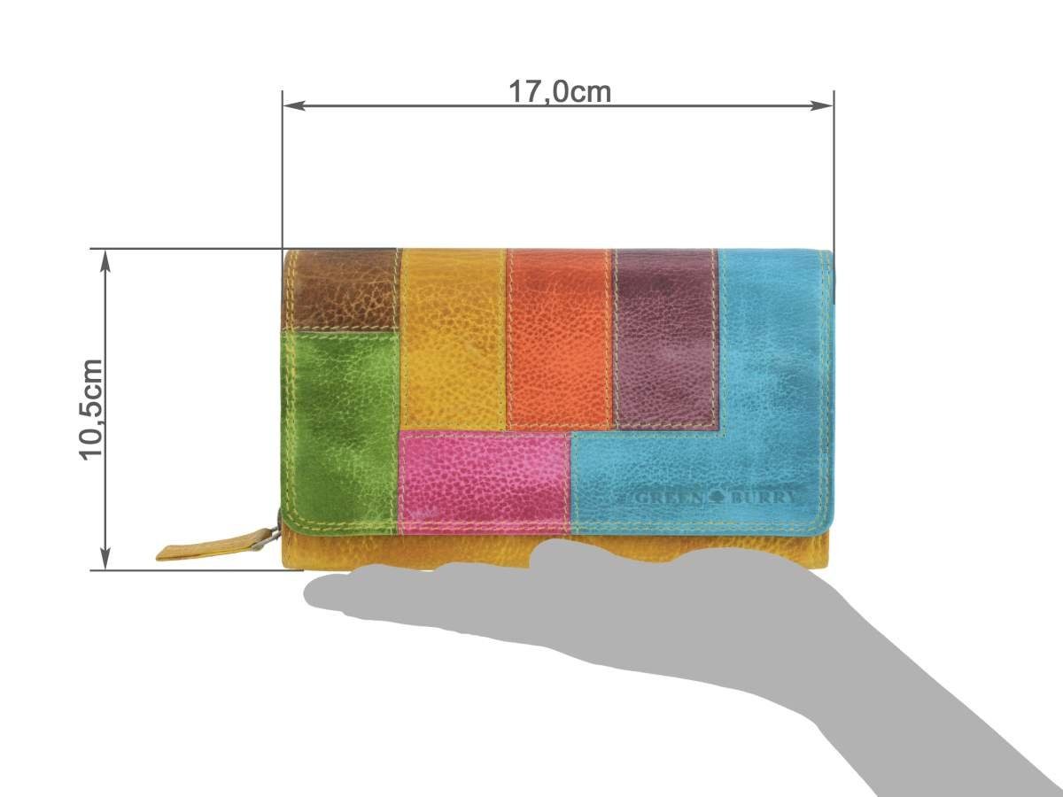 Greenburry Geldbörse "Candy Shop" Leder bunt günstig online kaufen