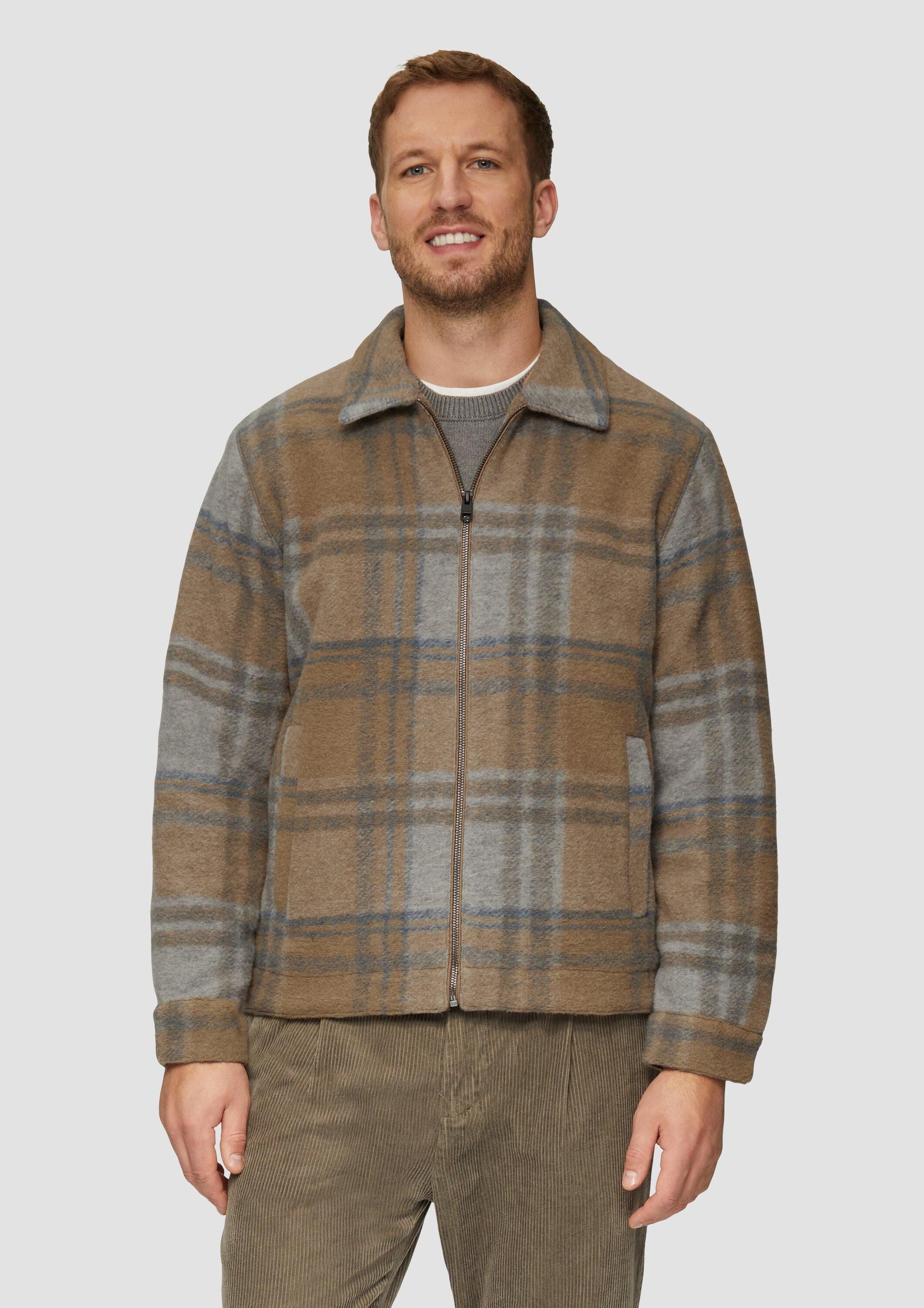 s.Oliver Hemdjacke Outdoor-Jacke Karierte Hemdjacke aus günstig online kaufen