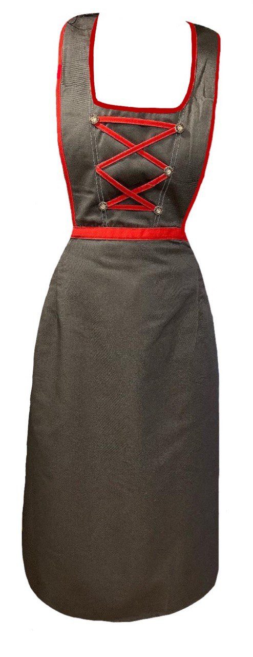 Westfalia Werkzeug Dirndlschürze Oktoberfest Damenschüre Bedienung Gastronomie Arbeitsschürze Fasching, (5-tlg), extrem Strapazierhähig