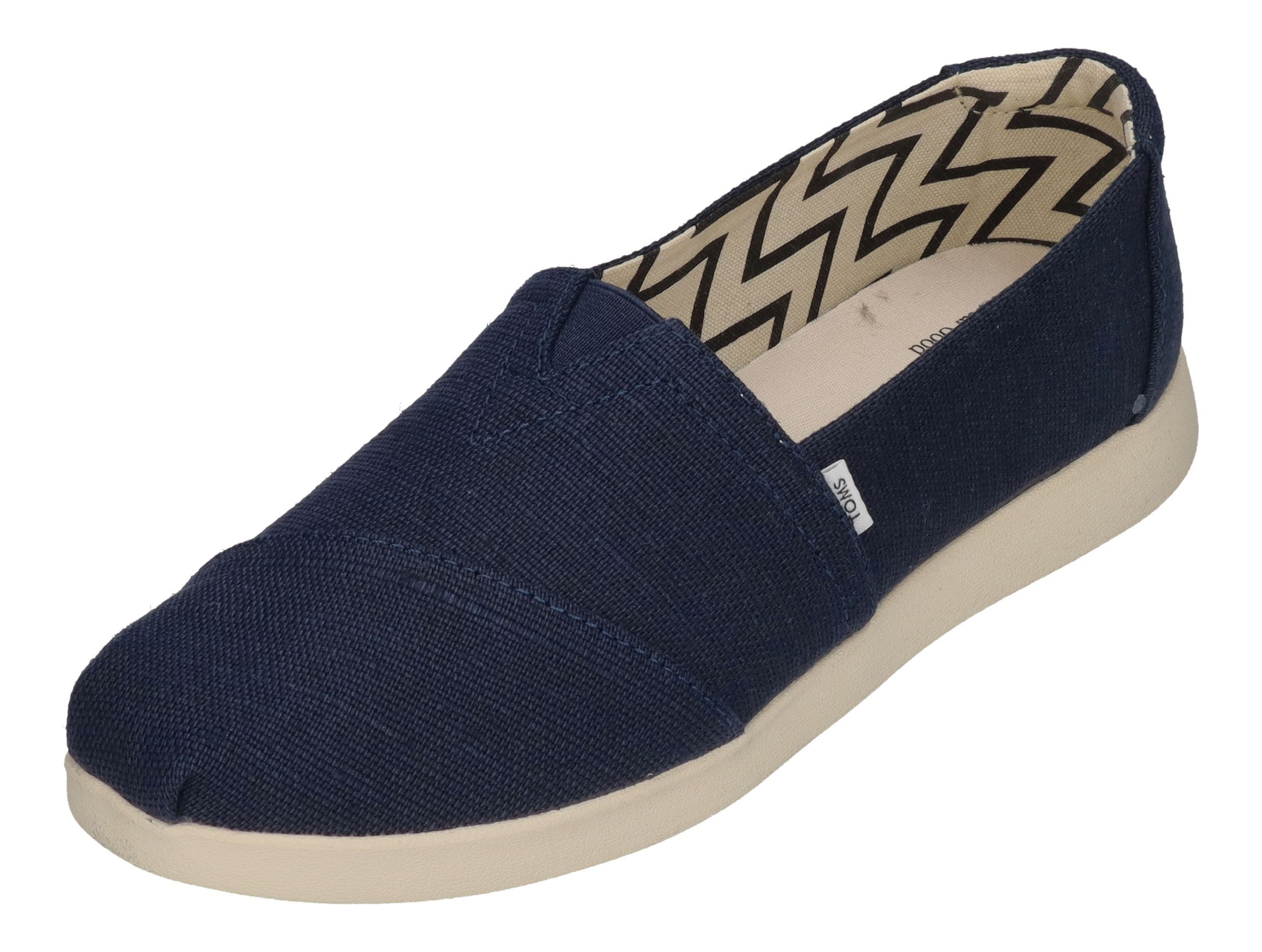 TOMS ALPARGATA PLUS Espadrille Navy Heritage