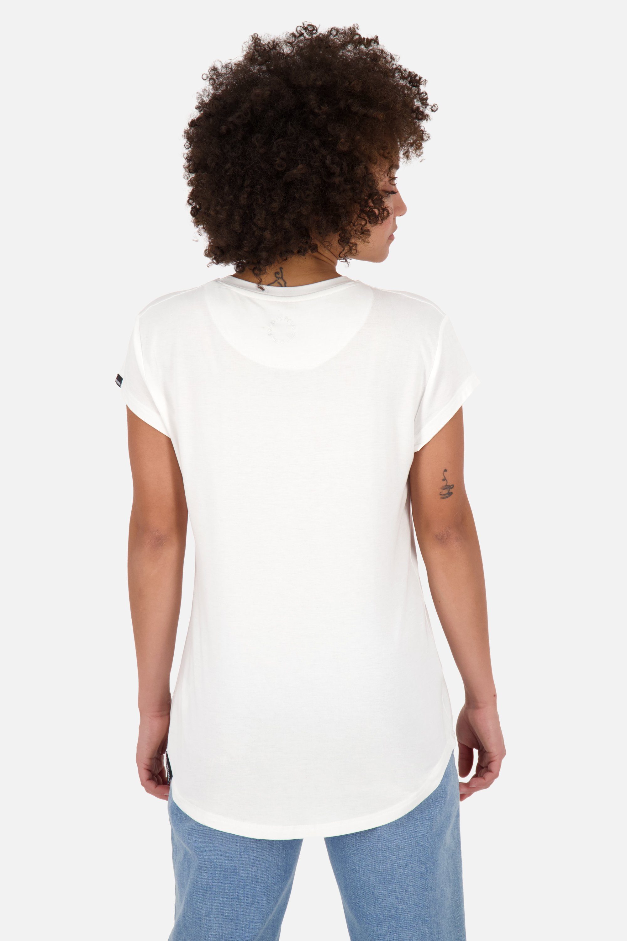 A Rundhalsshirt Shirt Kurzarmshirt, Damen MimmyAK white Kickin Alife & Shirt