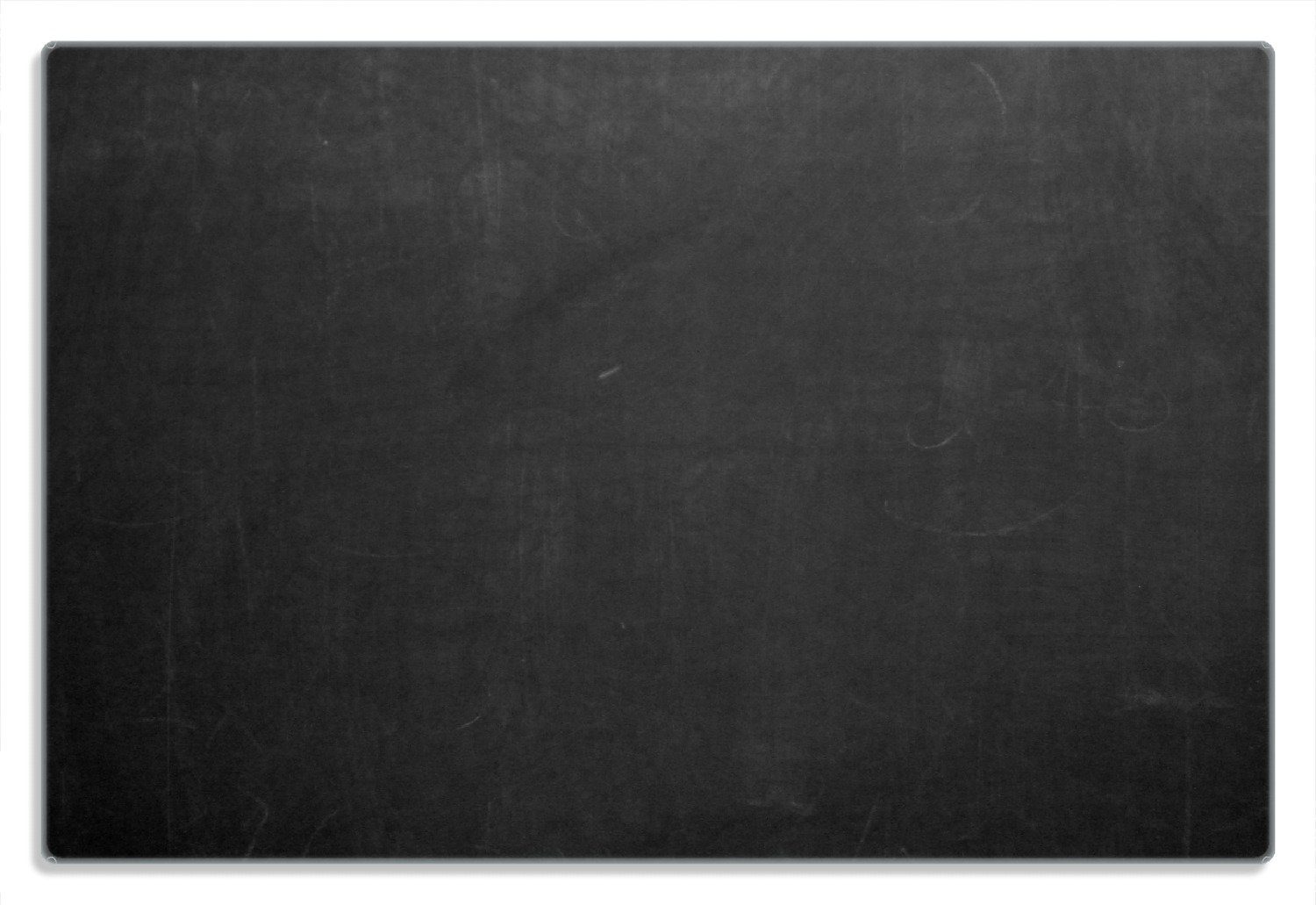 Wallario Frühstücksbrett Gerahmte Kreidetafel, (inkl. rutschfester Gummifüße 4mm, 1-St), 20x30cm