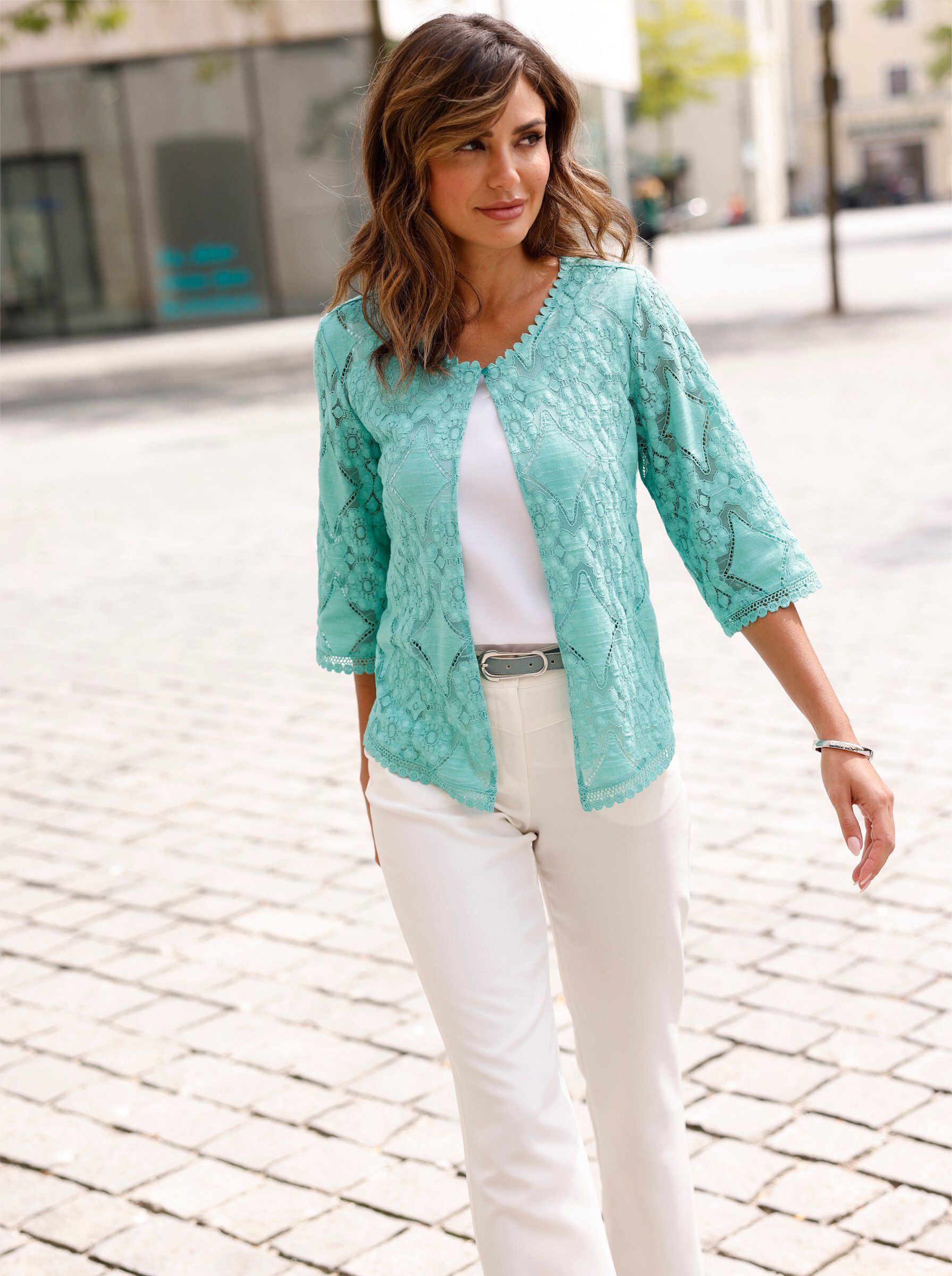 Witt Blusenblazer Bolero 3/4-Arm