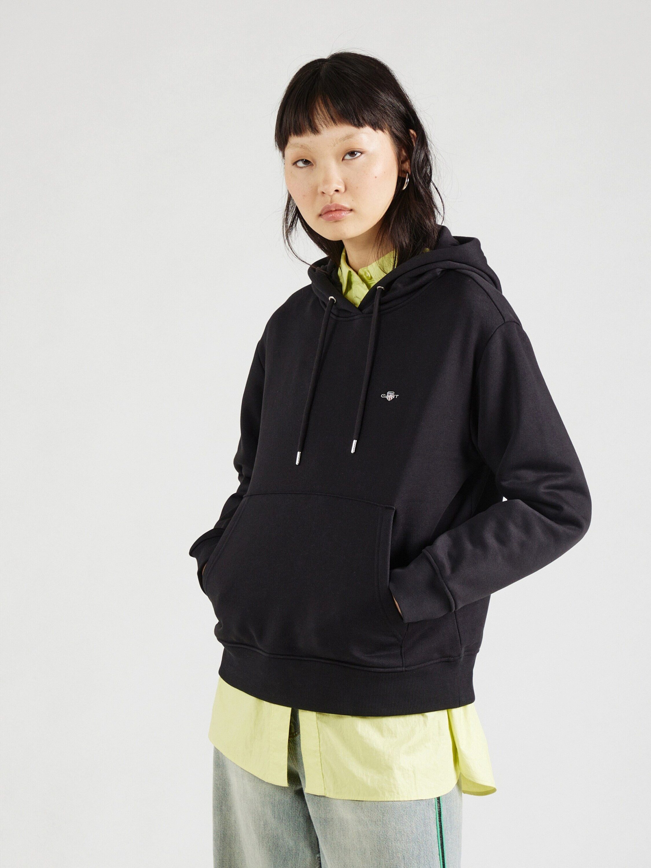 Gant Sweatshirt (1-tlg) Stickerei