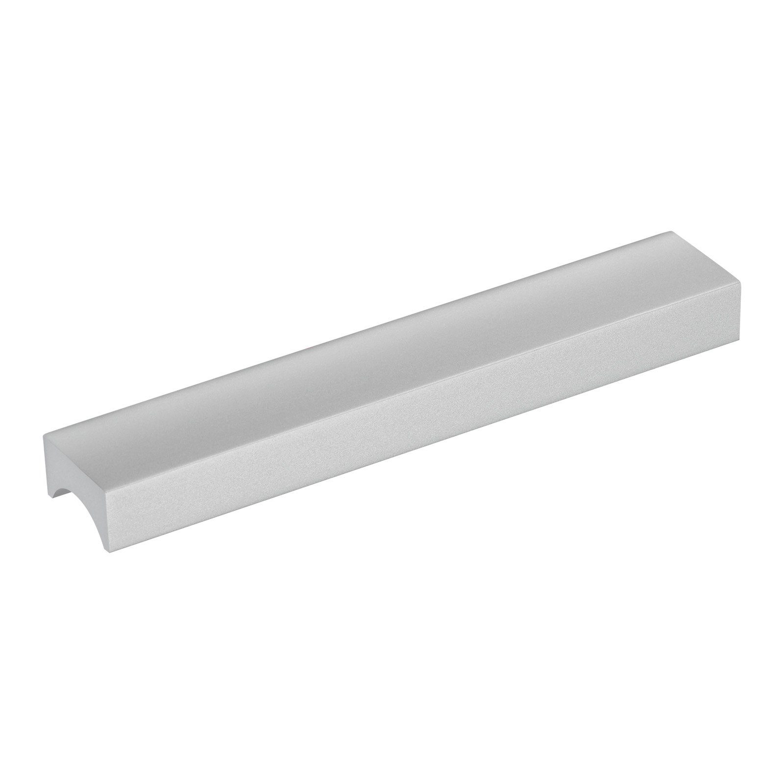 SO-TECH® Möbelgriff Griffleiste GÖTEBORG Aluminium Bohrlochabstände 32 - 320 mm, BA 32 mm Aluminium EV1 eloxiert inkl. Schrauben