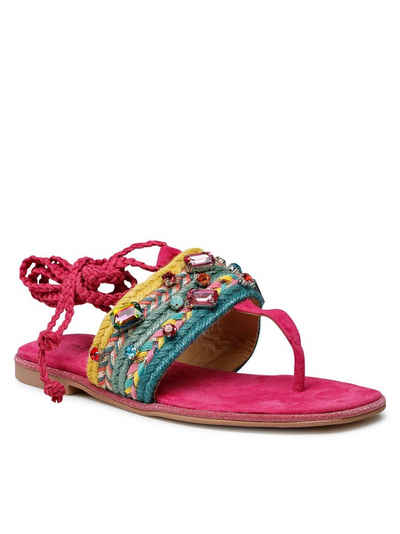 Alma en Pena Sandalen V22466 Suede Fuxia Sandale