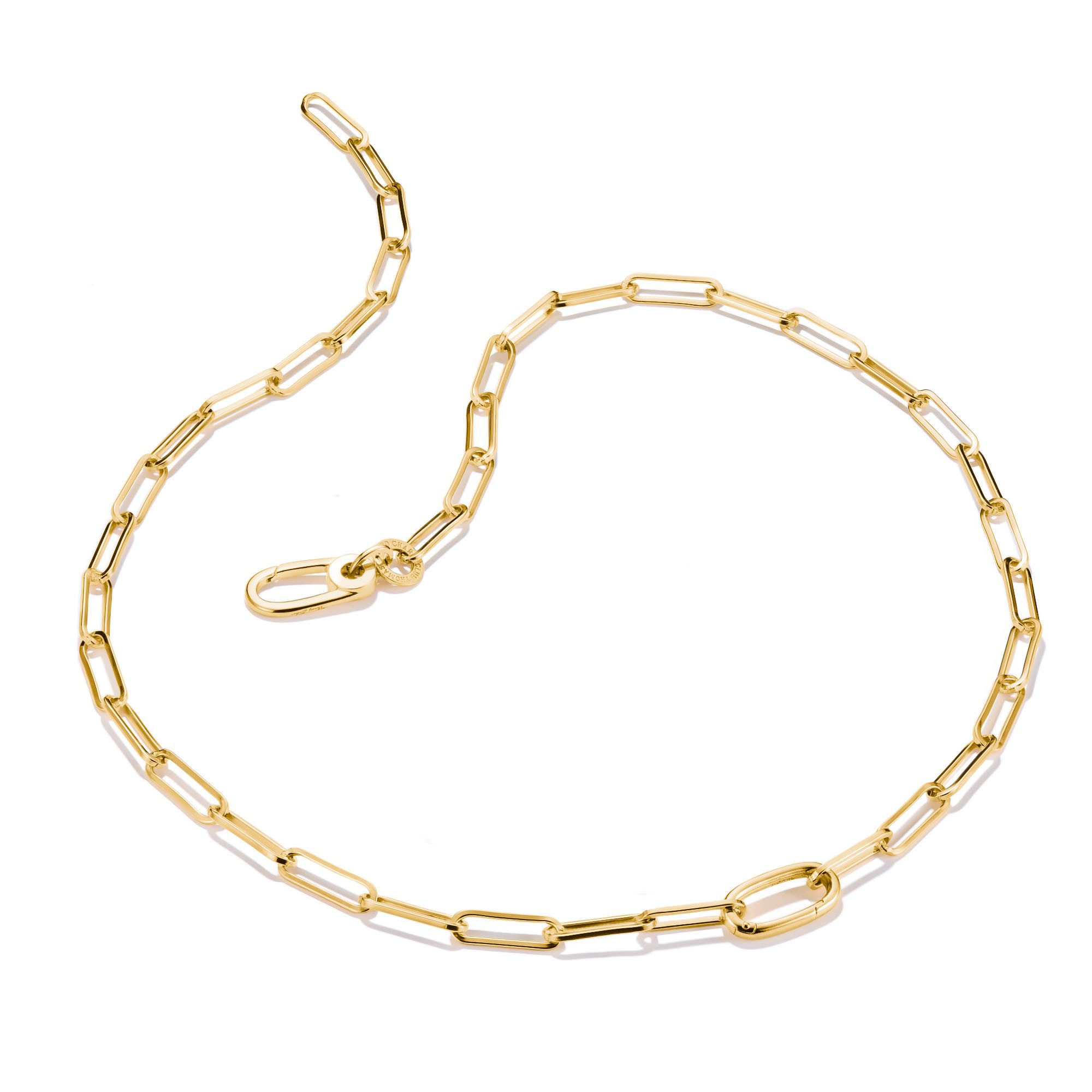 THOMAS SABO Charm-Kette Charm Club Connect: Paperclip mit einem Connect Link