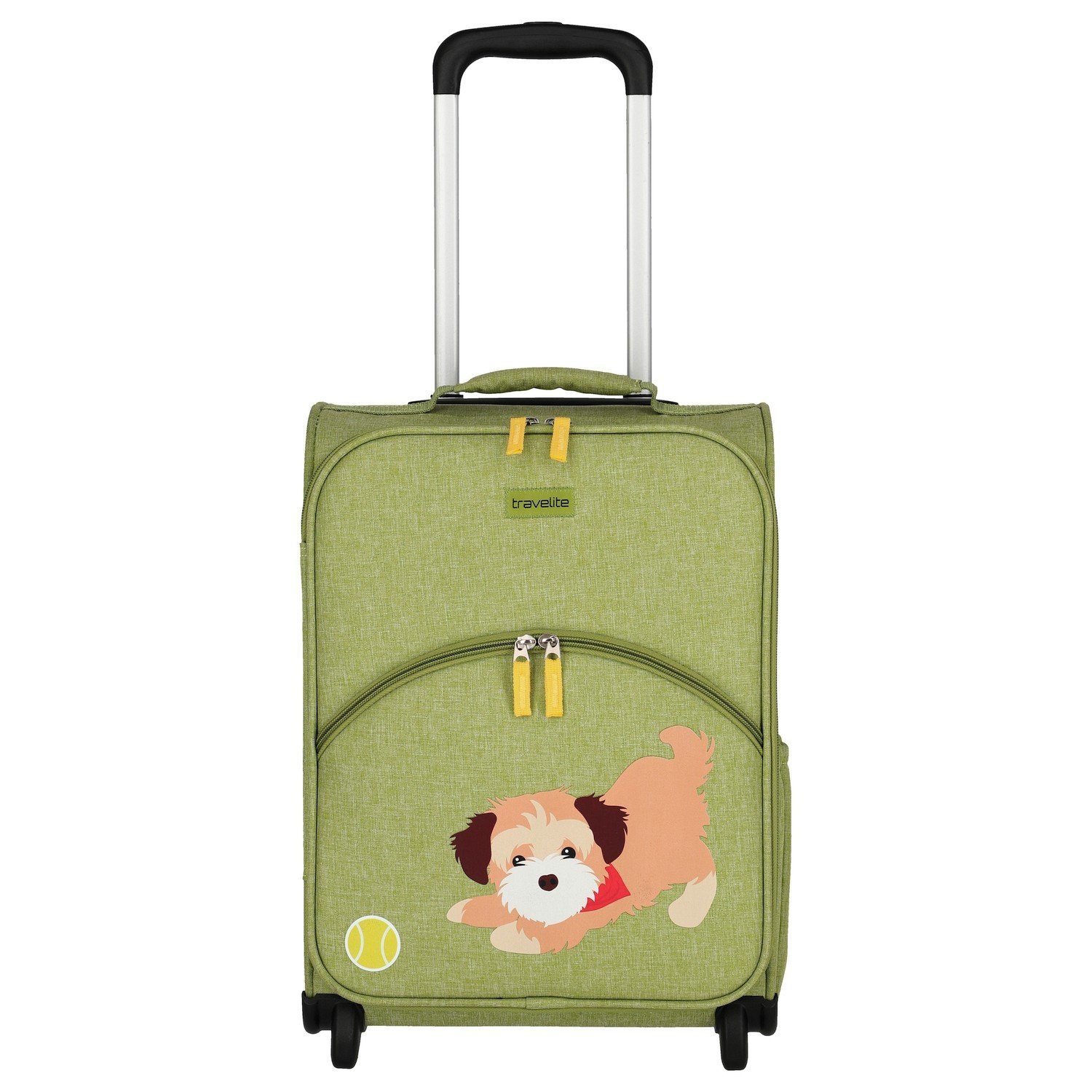 Youngster 44 2 2-Rollen-Kindertrolley cm, Rollen travelite Kinderkoffer Rollen Hund -