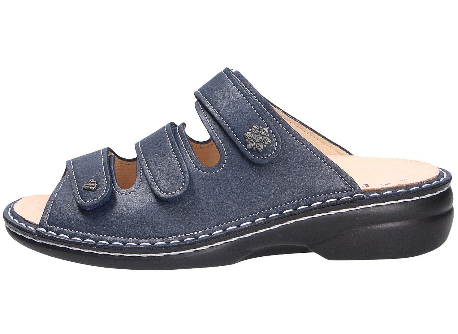 Finn Comfort Finn Comfort Damen Pantolette MENORCA blau Größe Pantolette