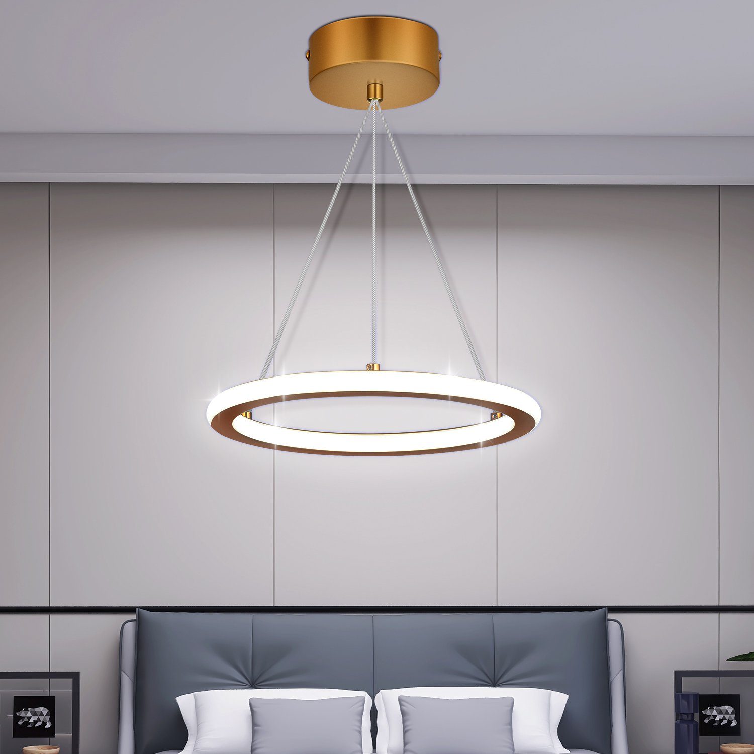 LETGOSPT Deckenleuchte 16W Moderne LED Deckenlampe, günstig online kaufen