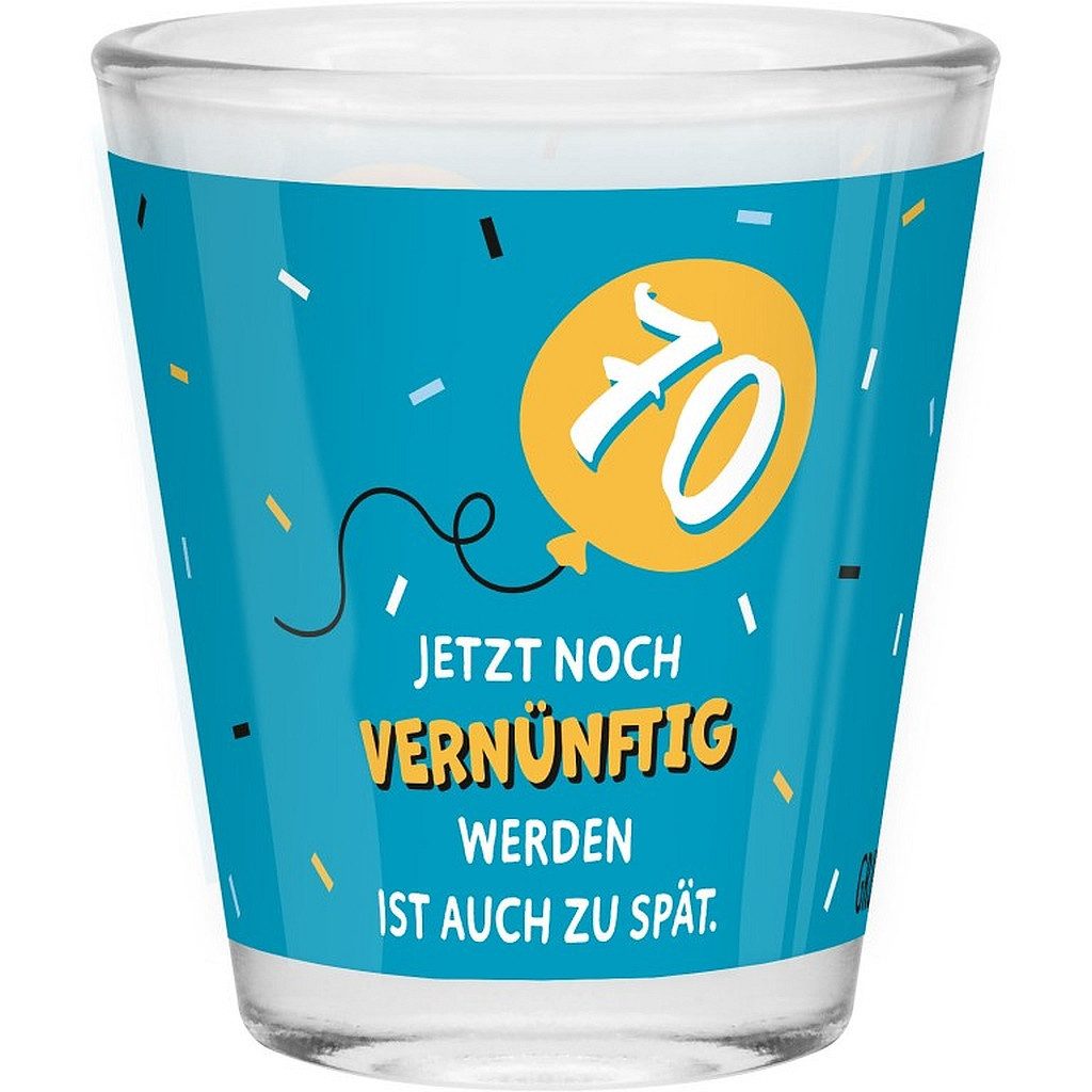Sheepworld Schnapsglas Schnapsglas Shot Stamper Lustiges Motiv Geschenk Sheepworld 70, Material: Glas
