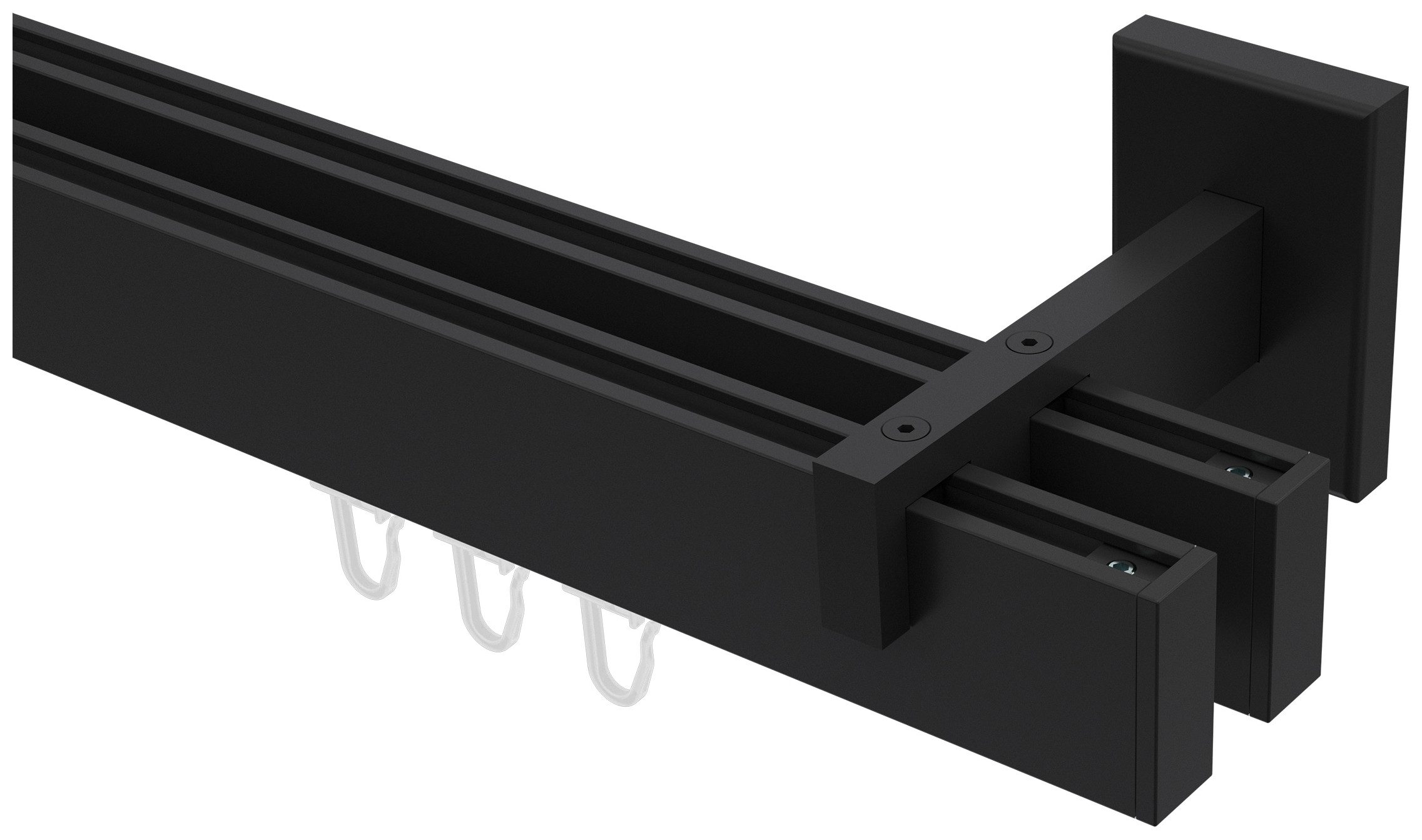 INTERDECO Innenlaufschiene Smartline Paxo, 2-läufig, Fixmaß, günstig online kaufen