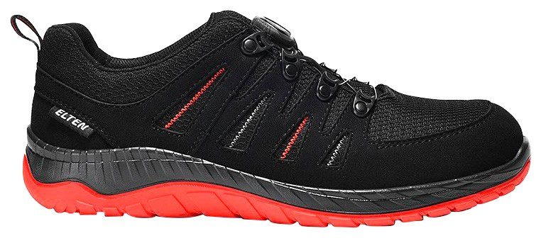 Elten MADDOX BOA® black-red Low ESD S3 Sicherheitsschuh, Hydrophobierte  Mikrofaser/Hydrophobiertes Textilmaterial